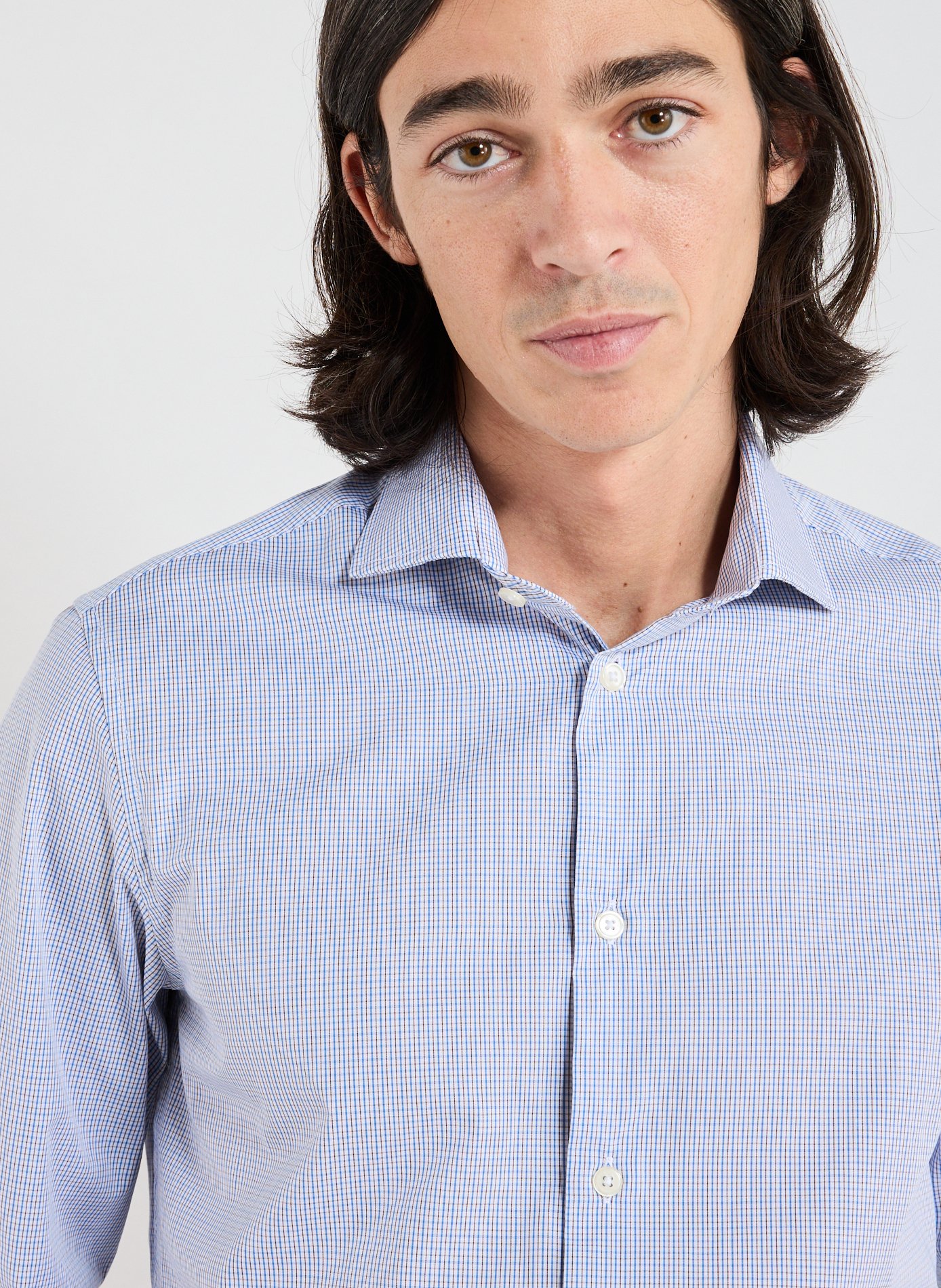 Slim fit Garreaux shirt in cotton AU PRINTEMPS PARIS Multicolour