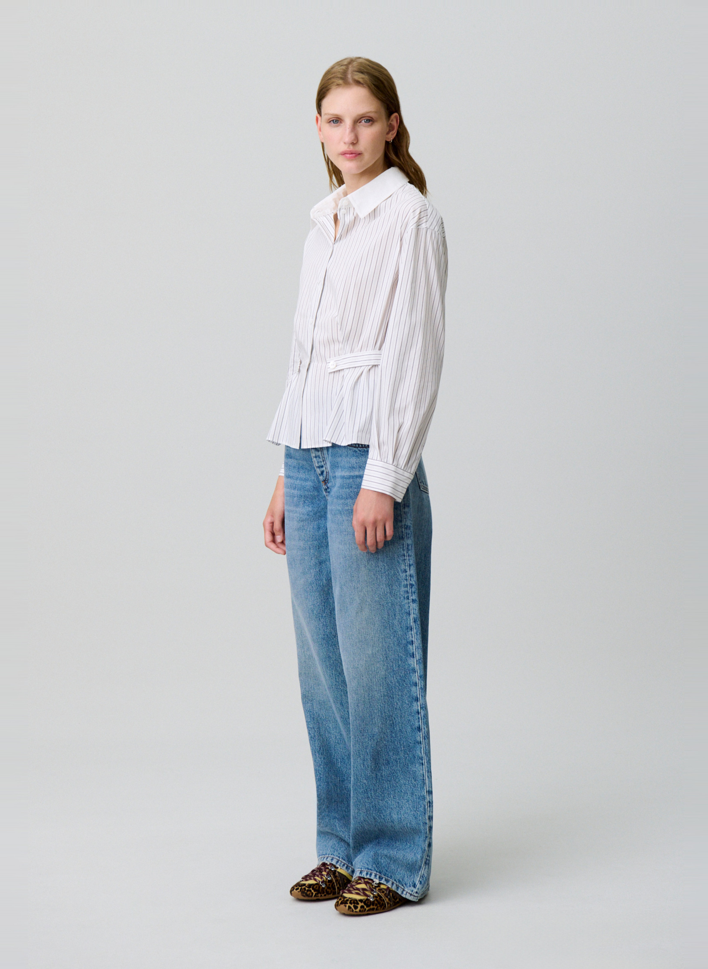 Chemise col classique en coton carla CLAUDIE PIERLOT Multicolore