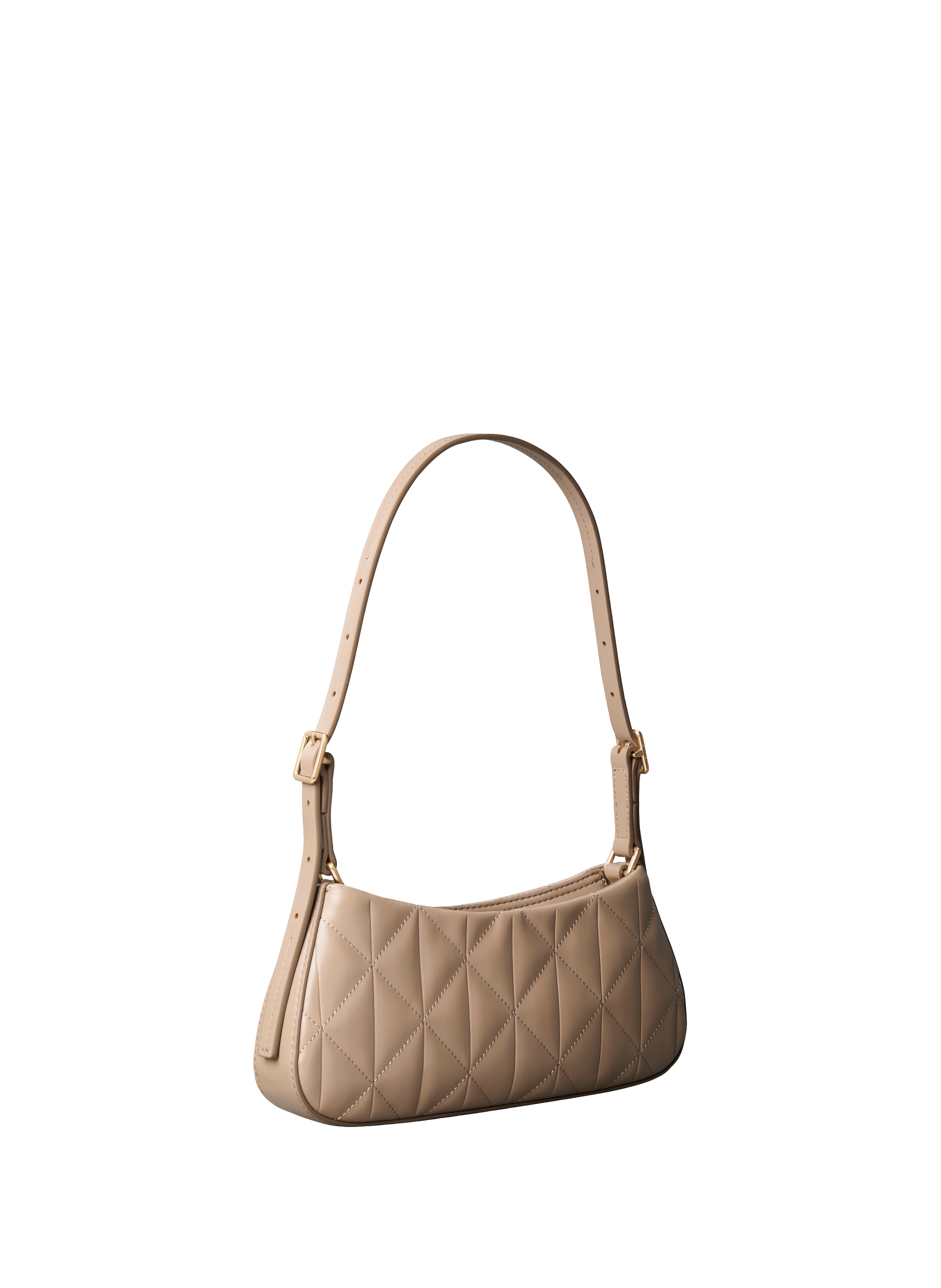Quilted shoulder bag CALVIN KLEIN Beige