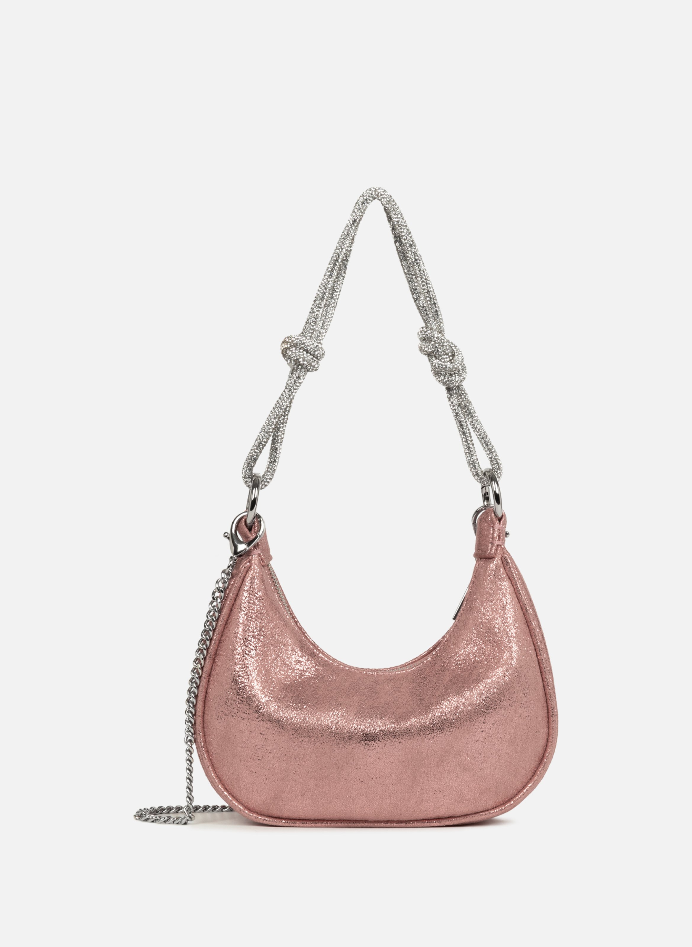 Half-Moon Bag – Shiny Event LANCASTER Pink