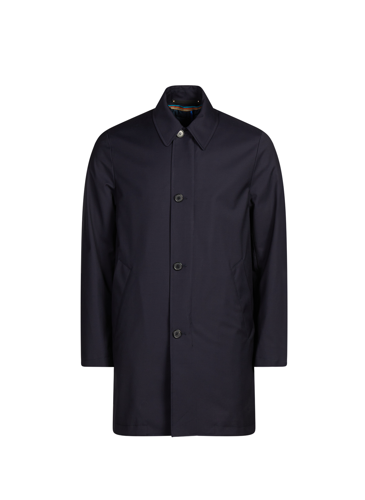 Mid-length wool parka PAUL SMITH Blue