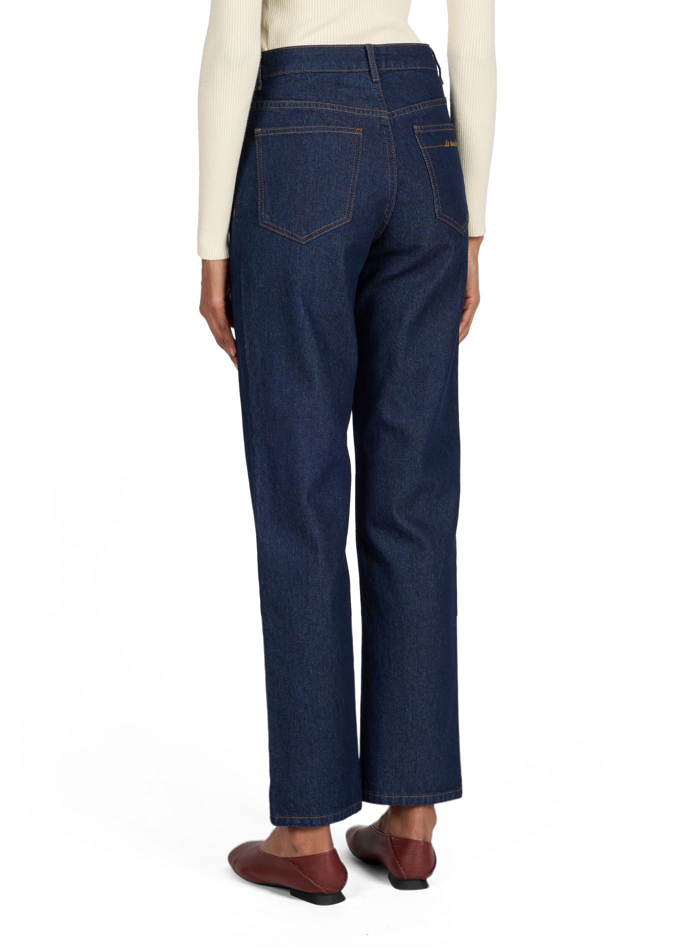 Straight-leg Vikelly jeans in cotton VILA Blue