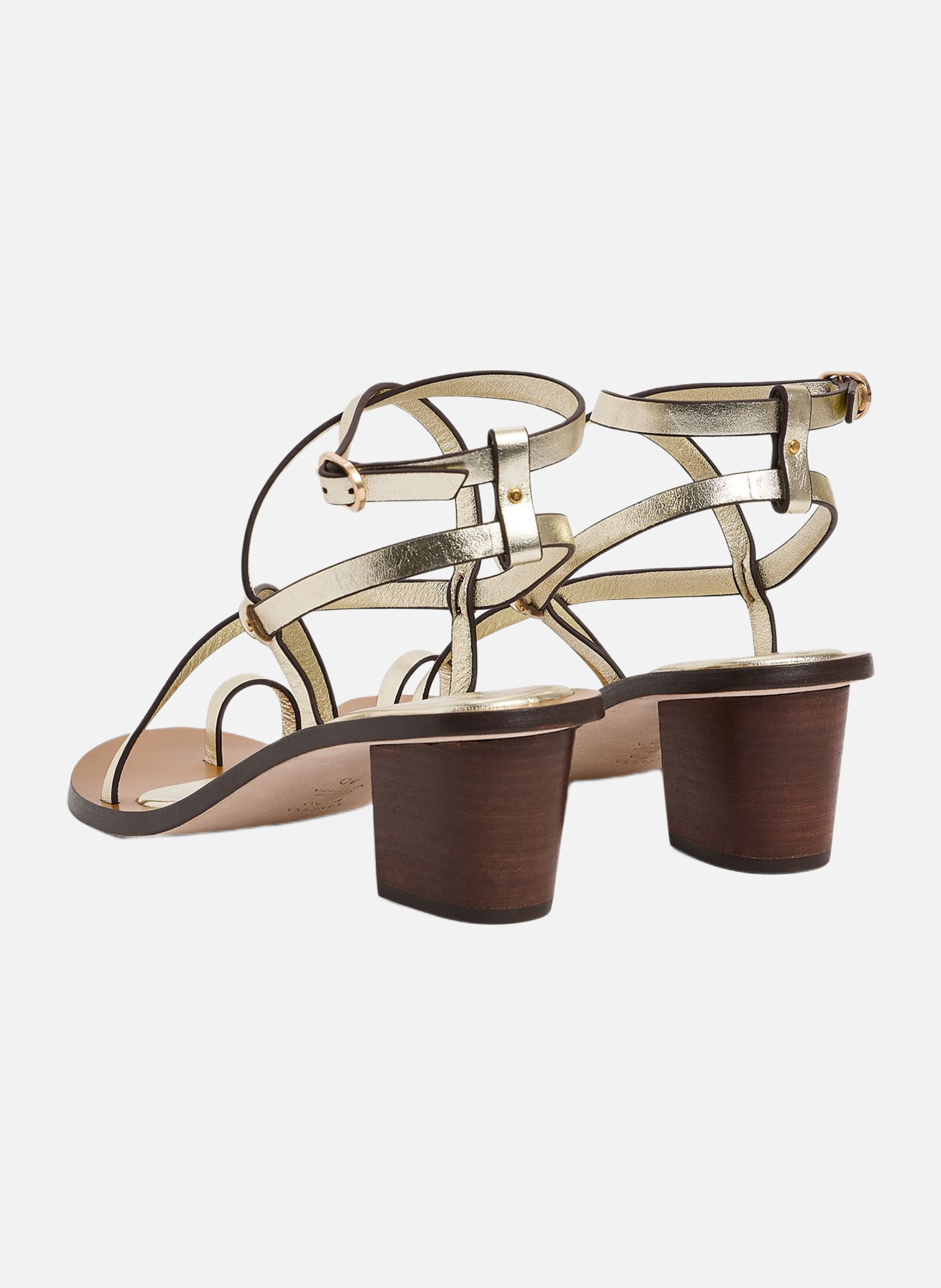 Sandales à talon VANESSA BRUNO Doré