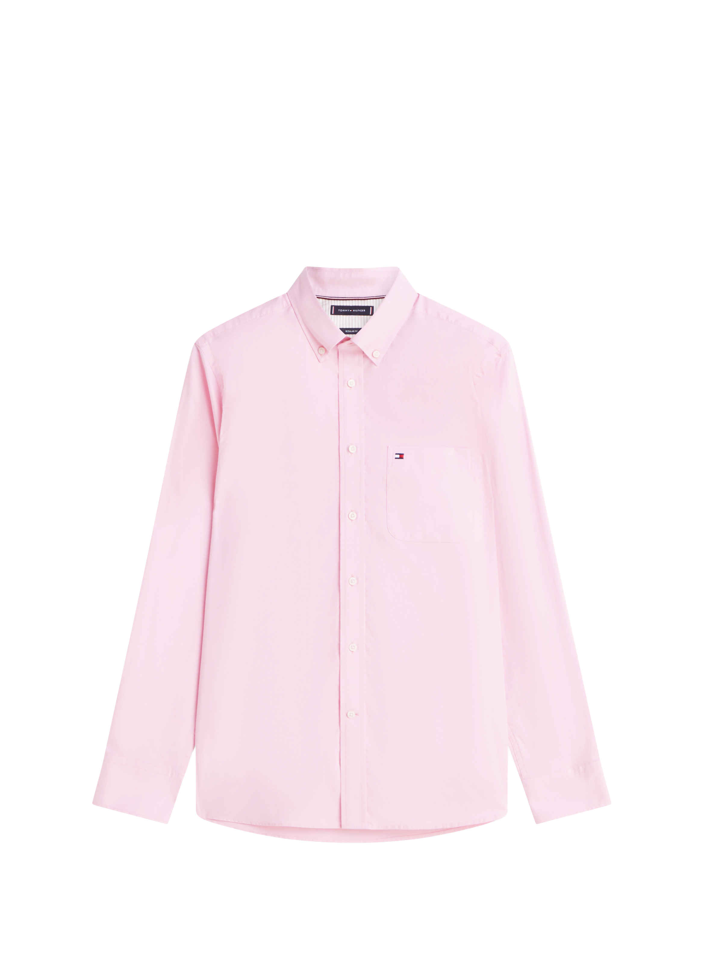 Chemise slim léger en coton mélangé  Rose petal