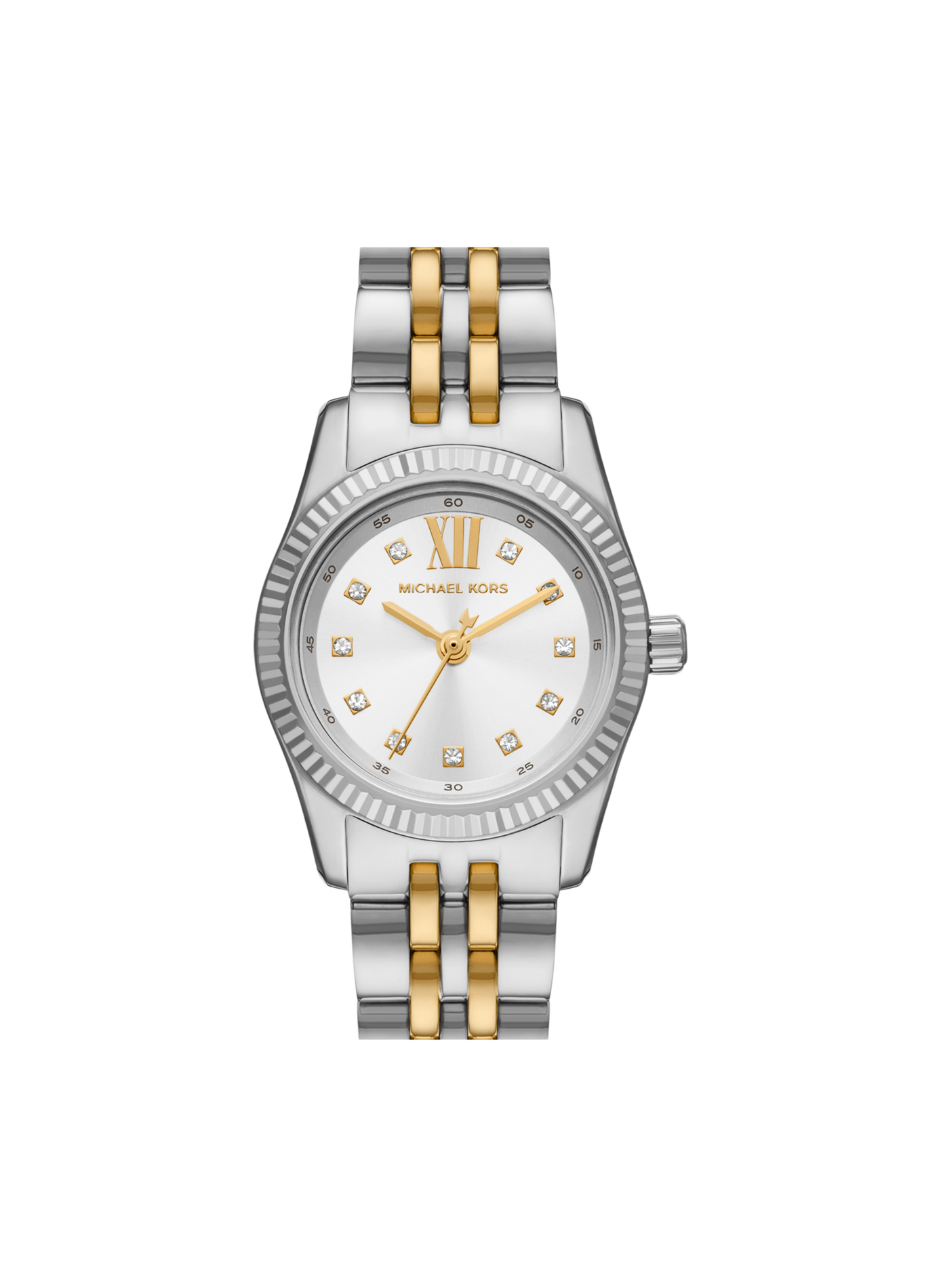 Montre quartz Petite Lexington en acier inoxydable MICHAEL KORS MONTRES Argent