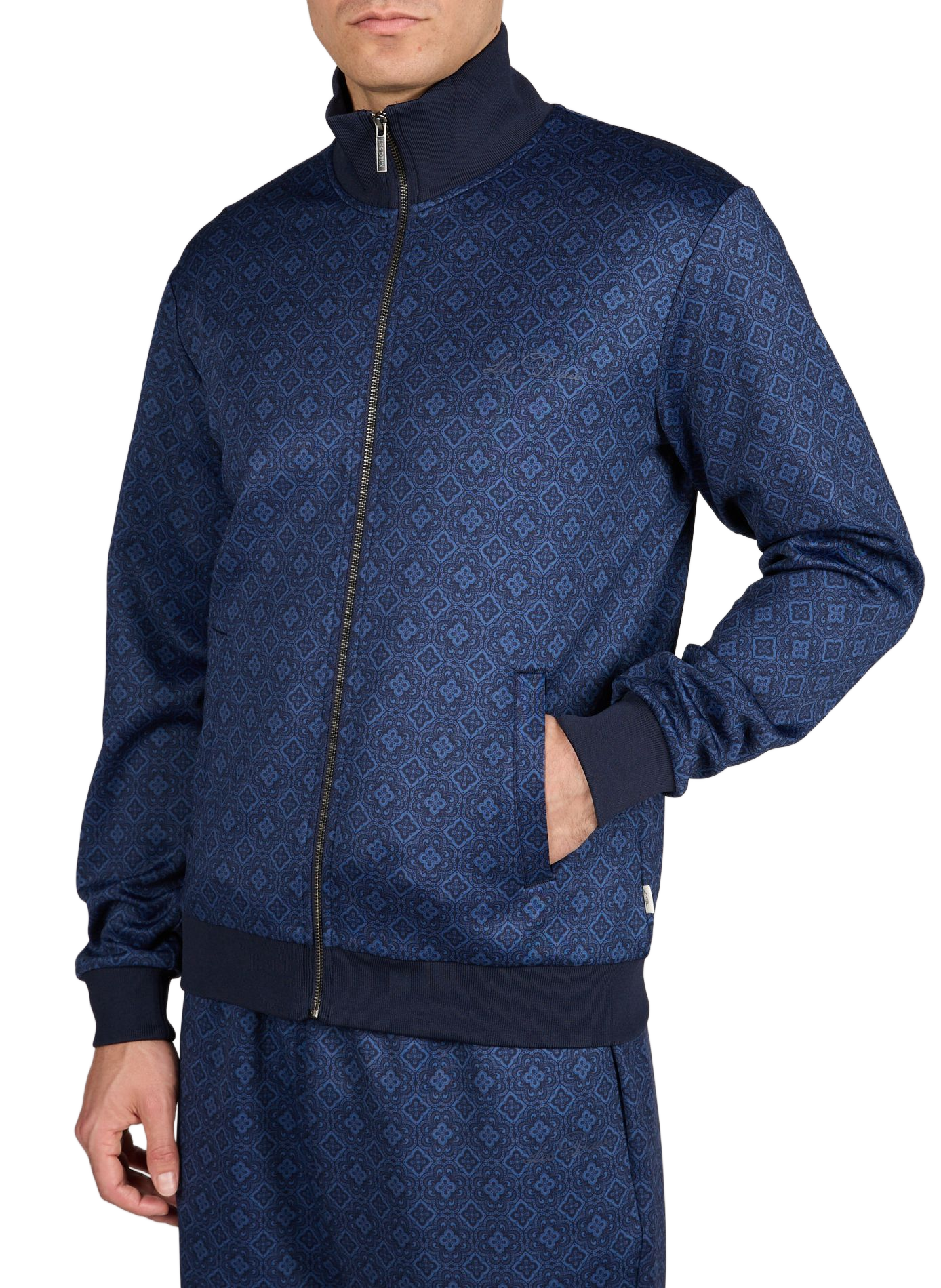 Leichte Jacke mit Druck LES DEUX Blau