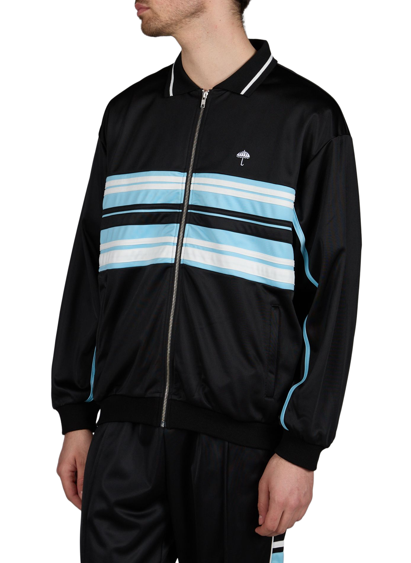 Jacket with classic collar HELAS CAPS Black