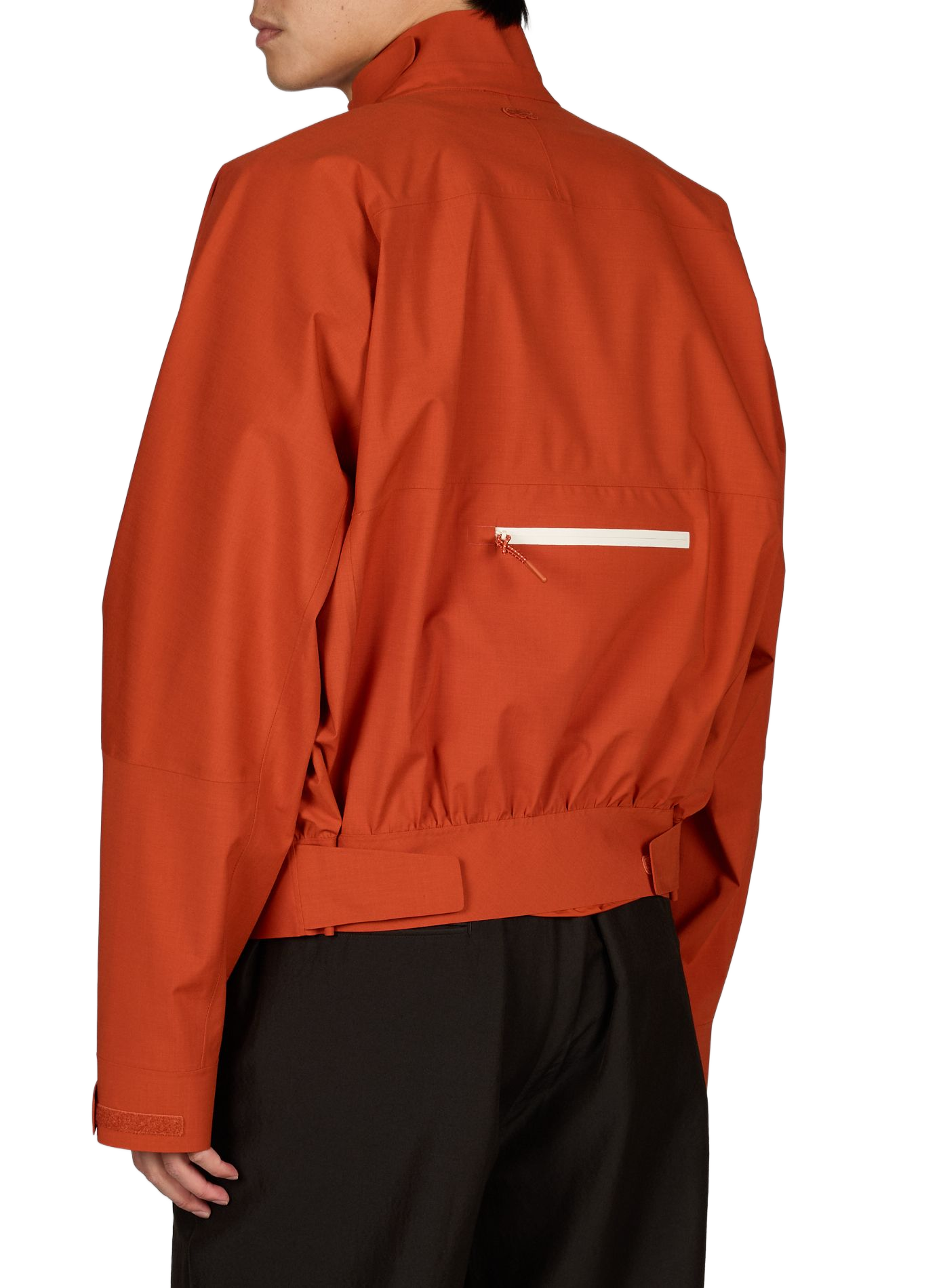 Veste Nautilus unie avec cordons de serrage à la taille LACOSTE Orange