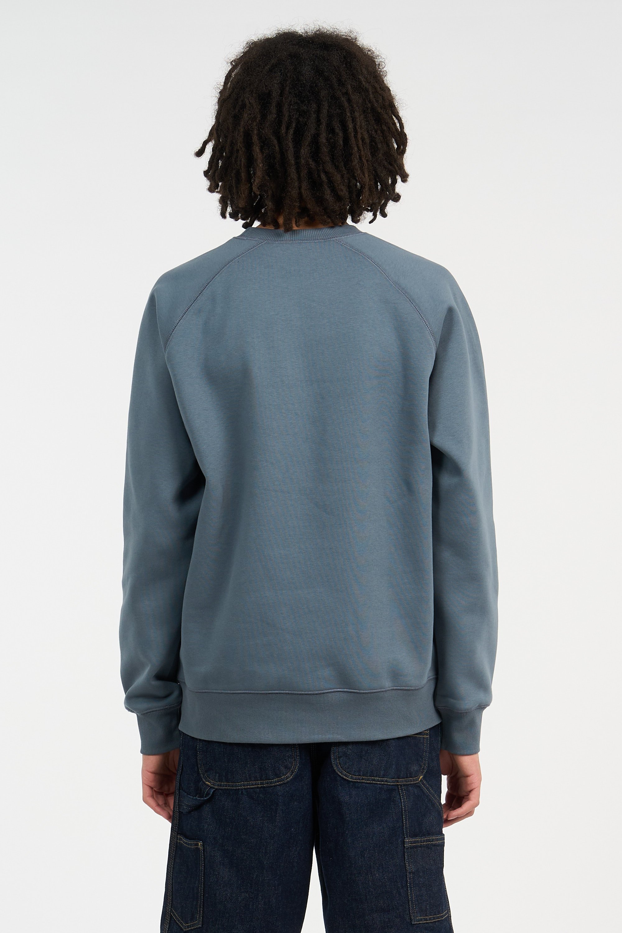 Sweatshirt chase CARHARTT WIP Bleu