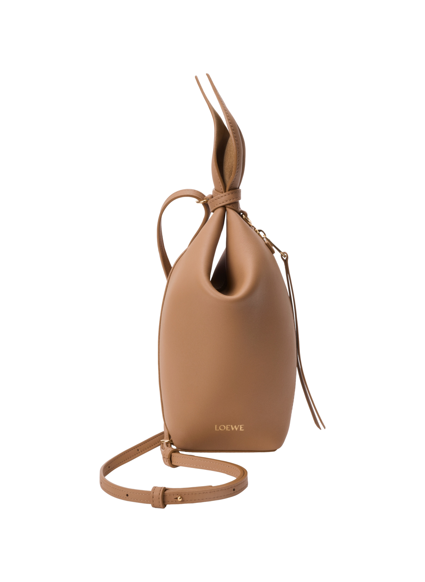 Small Scarf leather backpack LOEWE Brown