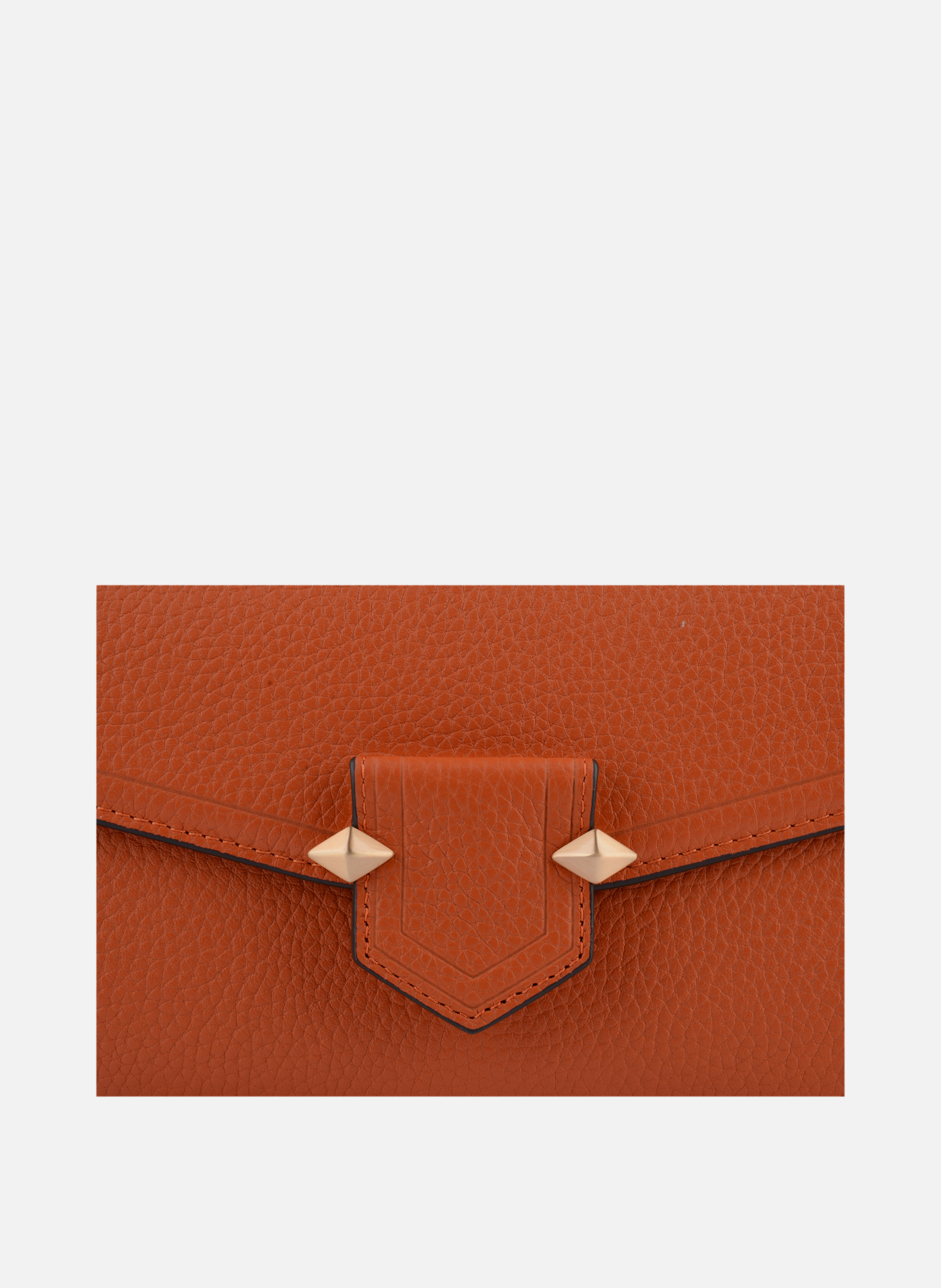 Sèvres | sac besace gm en cuir de vachette POURCHET Orange