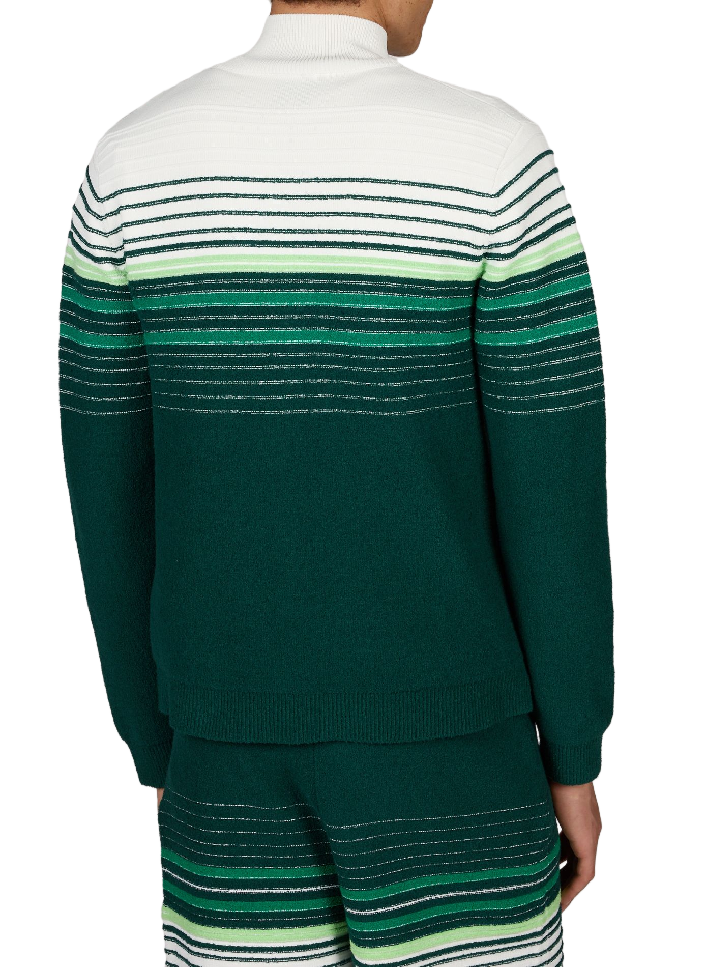 Gilet zippé en jacquard de coton mélangé CASABLANCA PARIS Multicolore