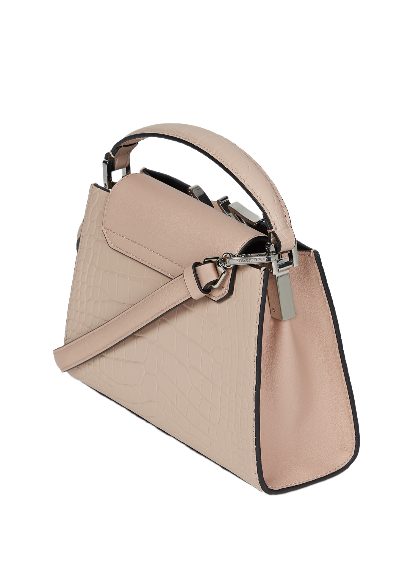 Shoulder bag K/Signature mini KARL LAGERFELD Pink