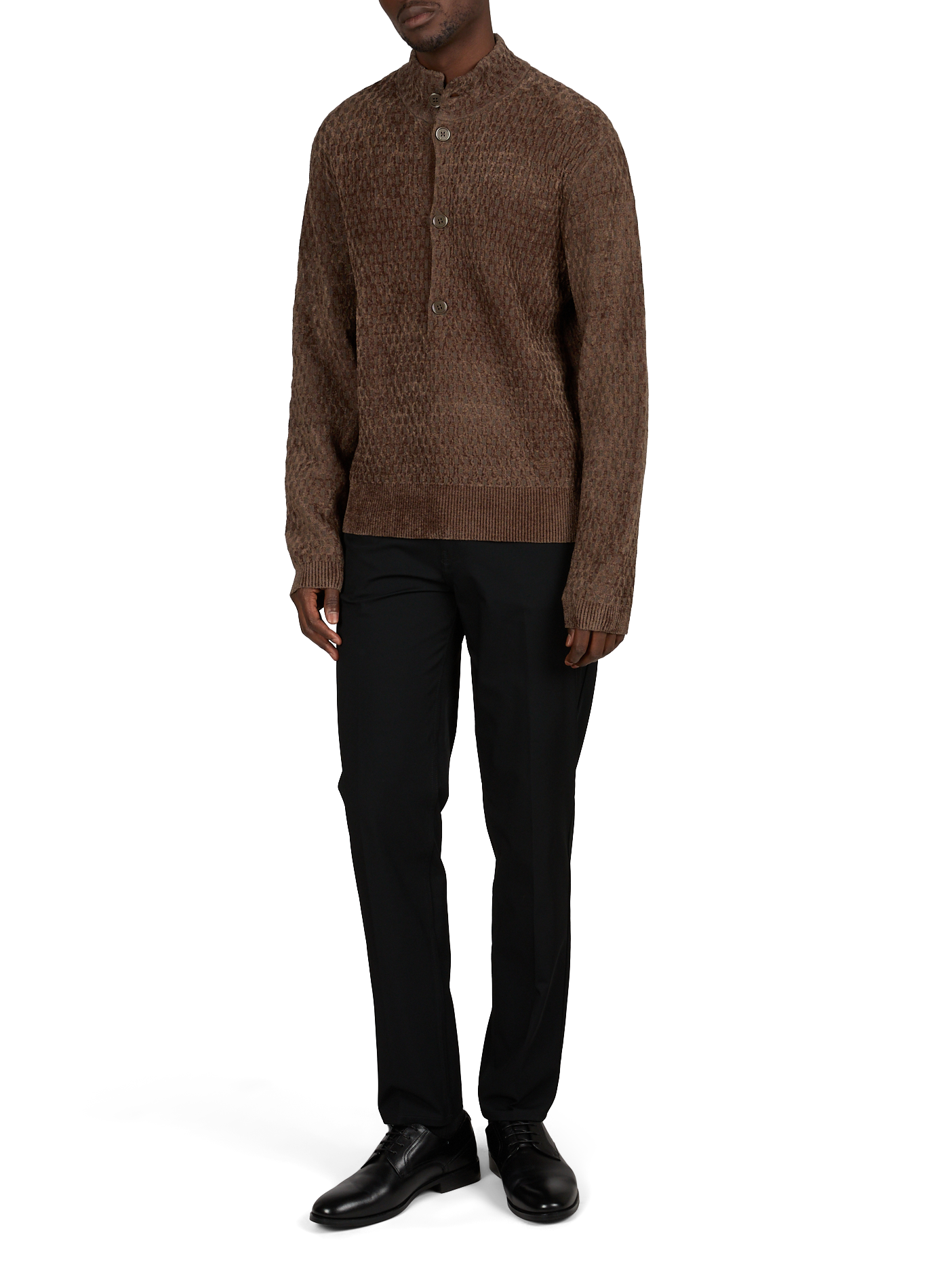 High-neck jumper EMPORIO ARMANI Brown