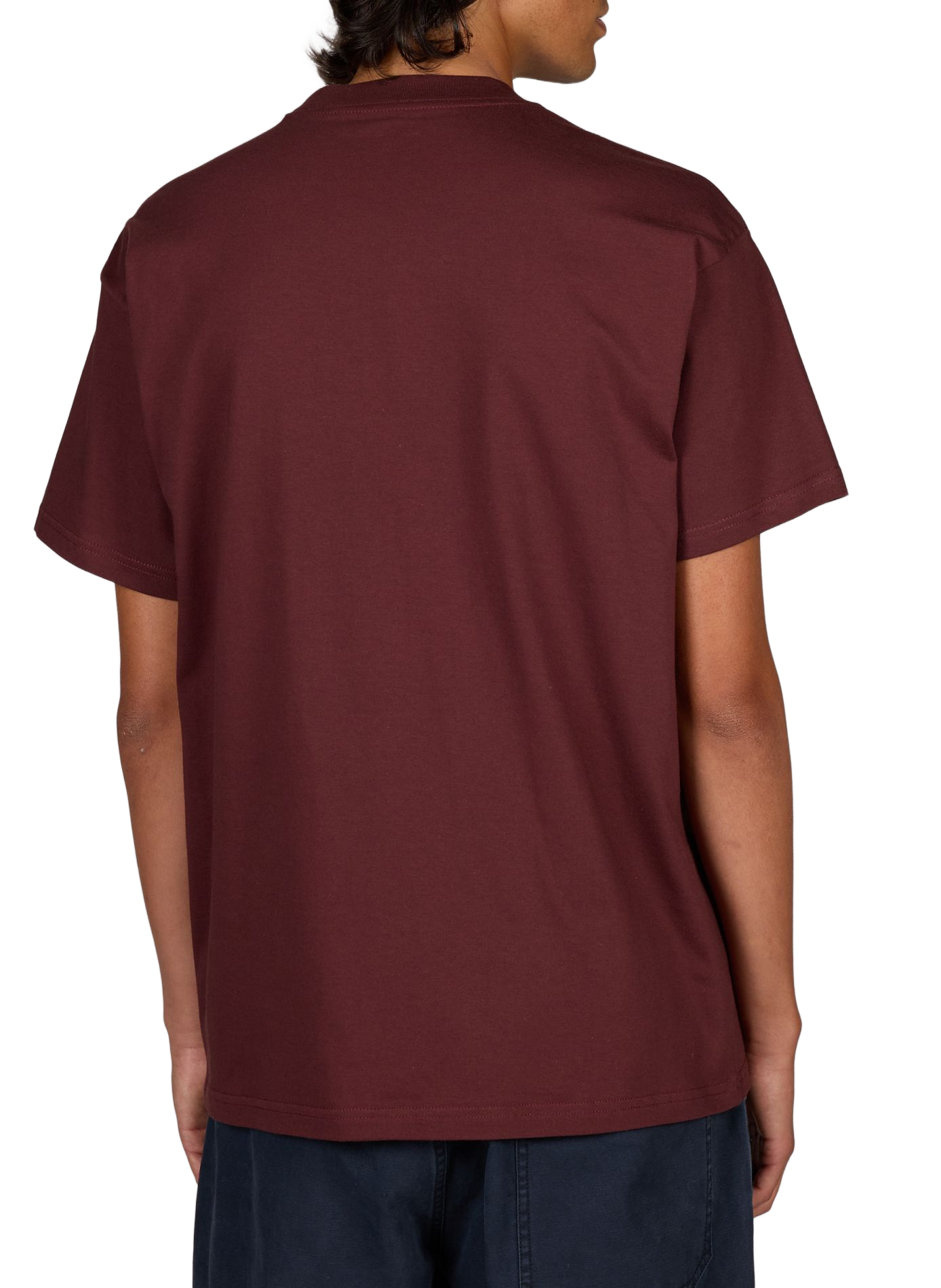 Bedrucktes Baumwoll-T-Shirt CARHARTT WIP Rot
