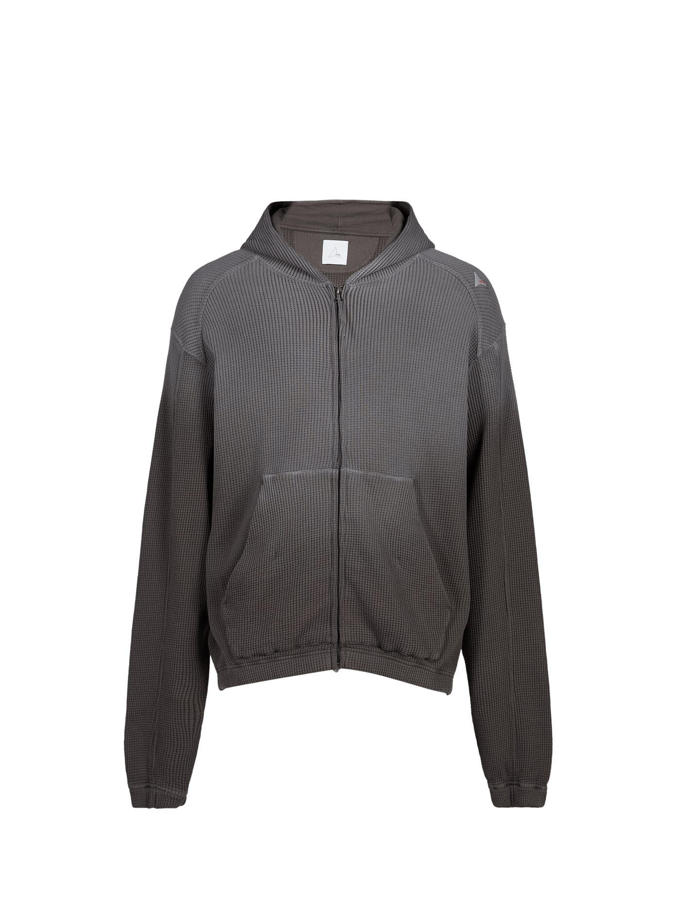 Oversized Bee Sun embossed cotton sweatshirt ROA Grey