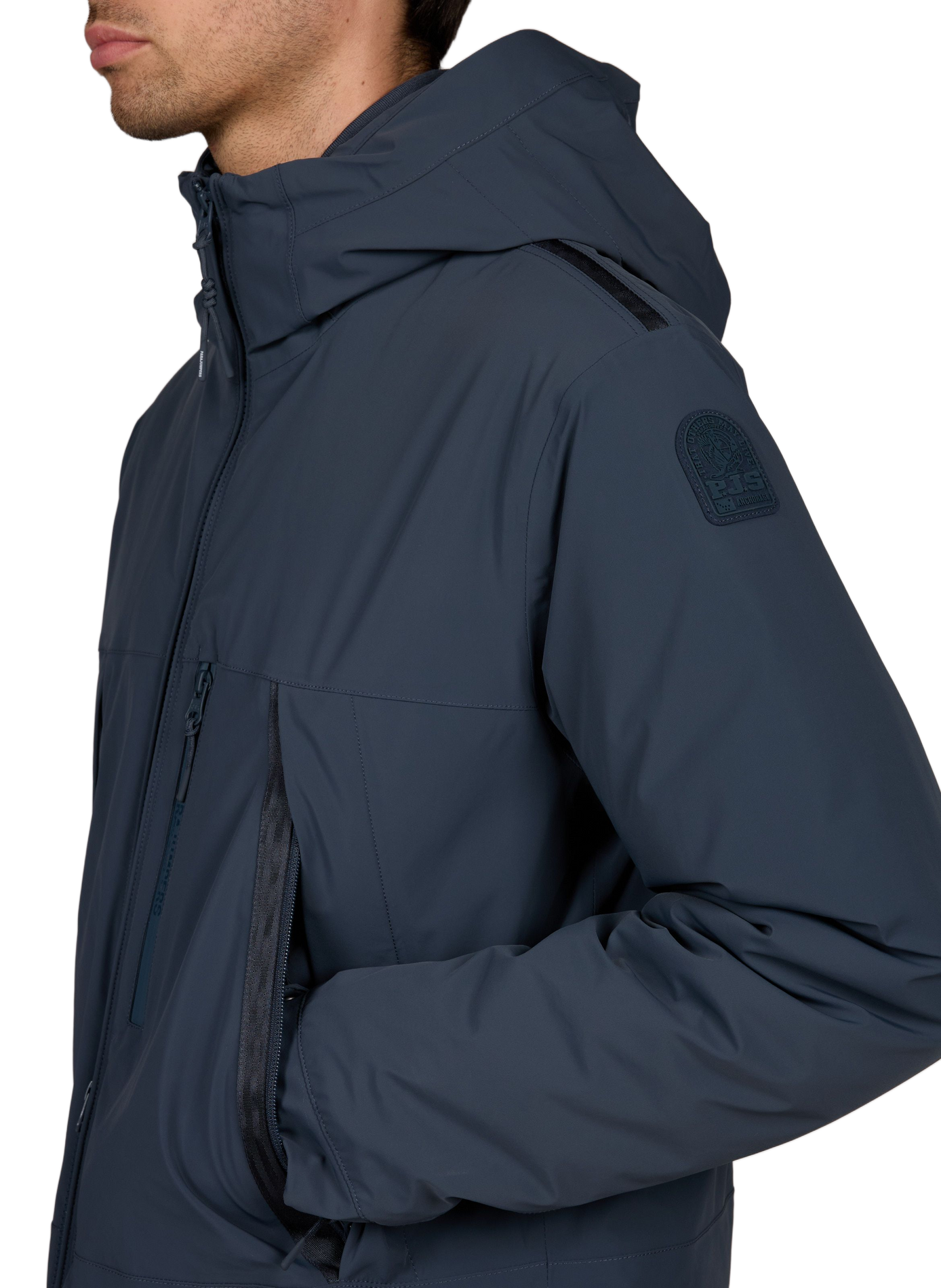 Weiter Blouson mit weitem Schnitt und hohem Kragen PARAJUMPERS Blau