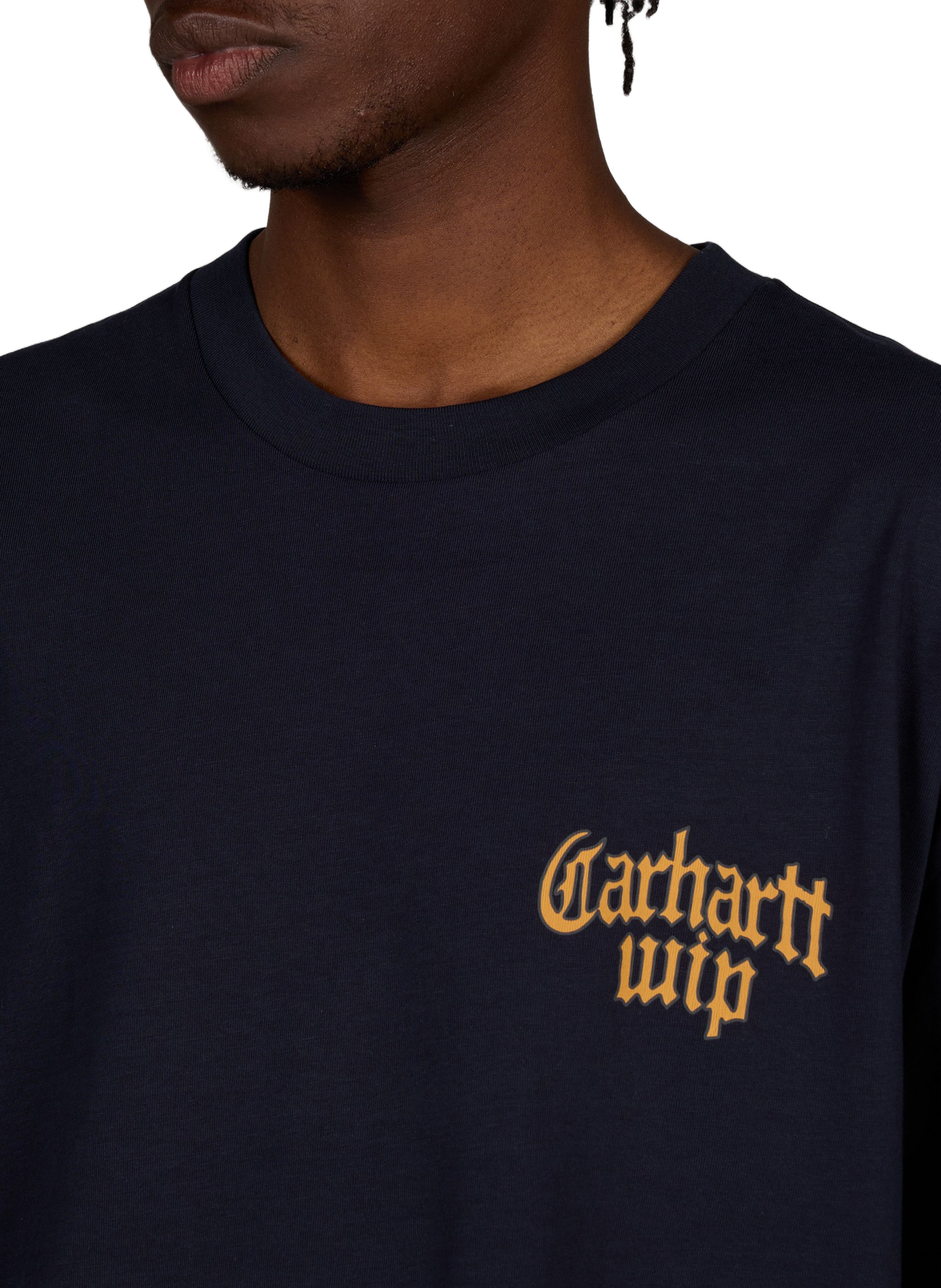 T-shirt ample col rond en coton CARHARTT WIP Bleu