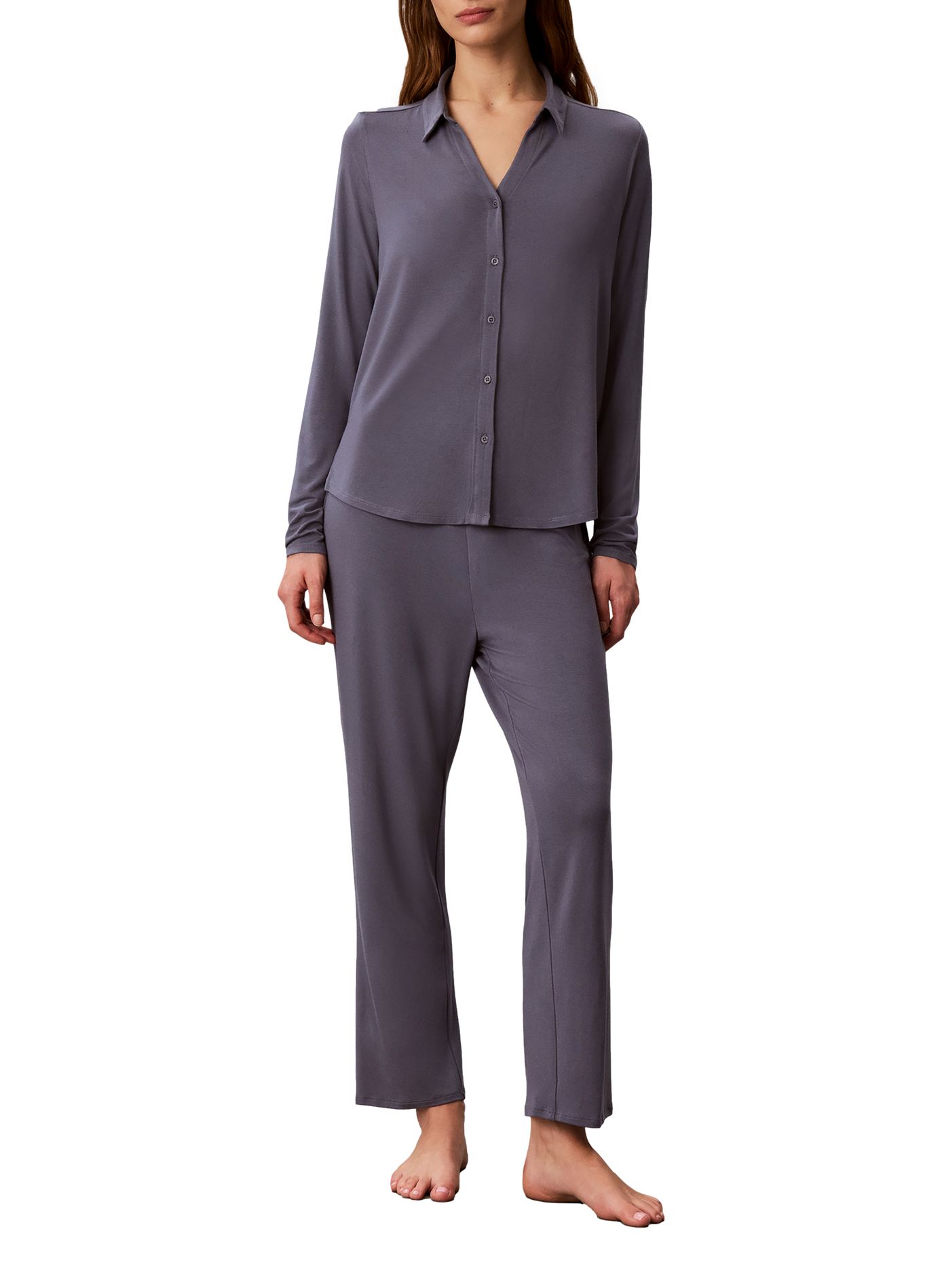 Ensemble de pyjama uni | Gris CALVIN KLEIN Femme