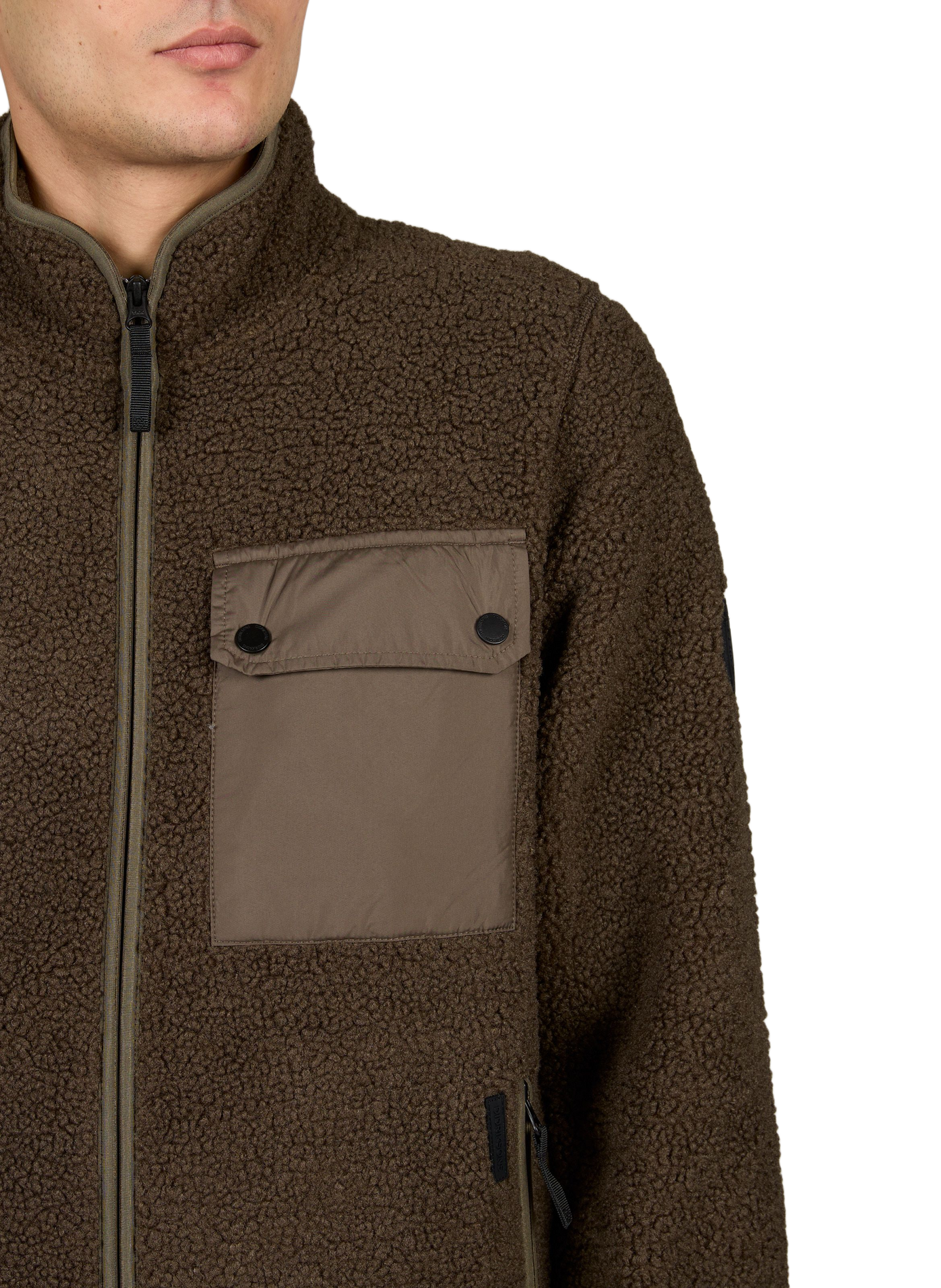 Fleecejacke mit Reißverschluss und Stehkragen DIDRIKSONS Braun