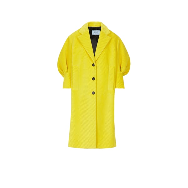 Manteau effet velours