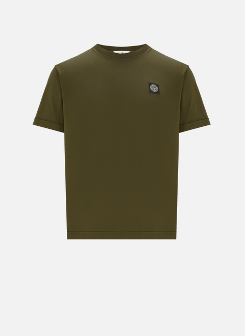 Cotton T-shirt GreenSTONE ISLAND 
