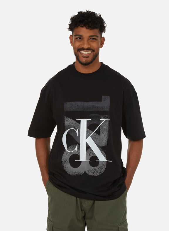 T shirt calvin sales klein noir homme