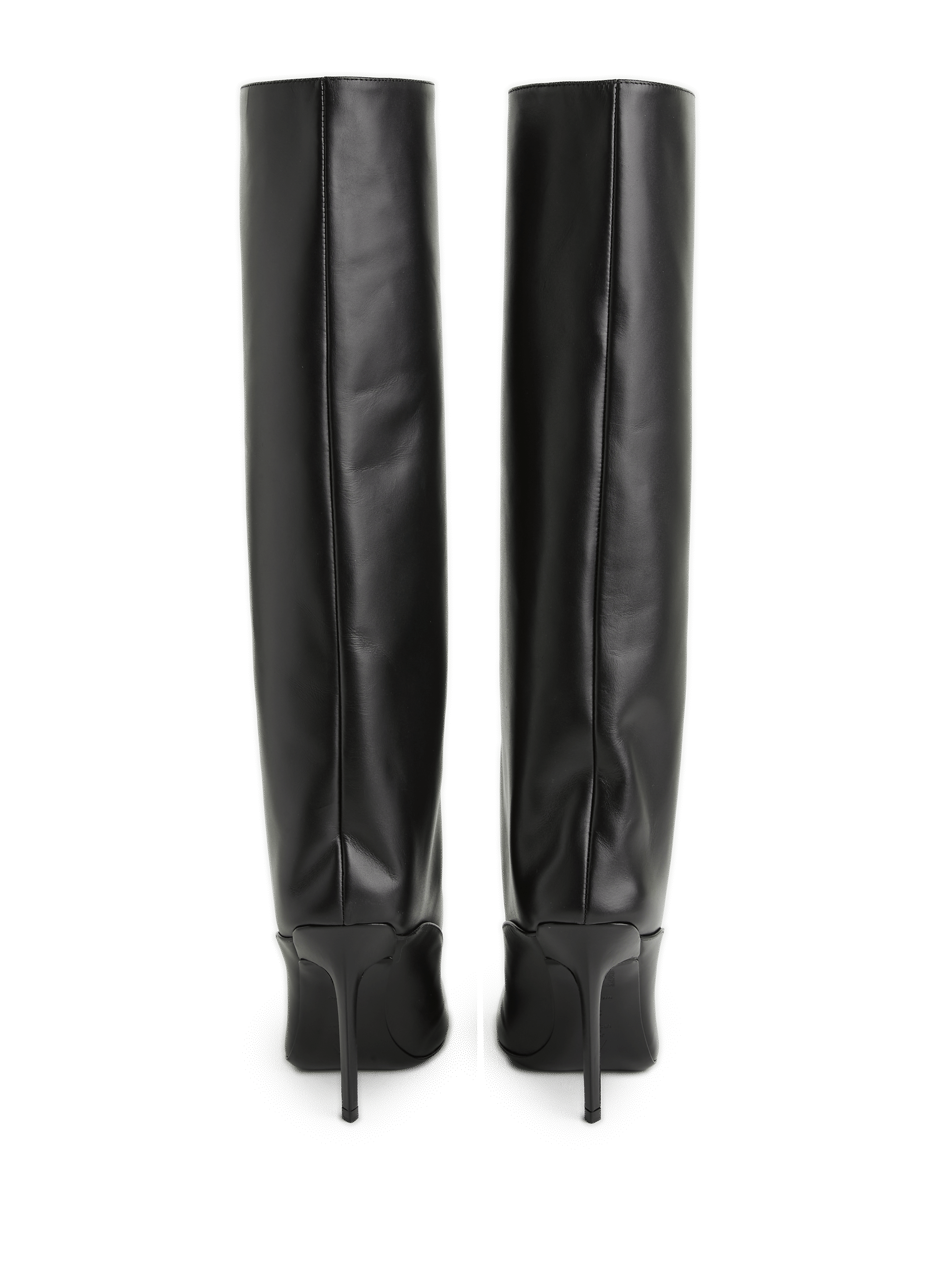 Sienna leather boots THE ATTICO Black