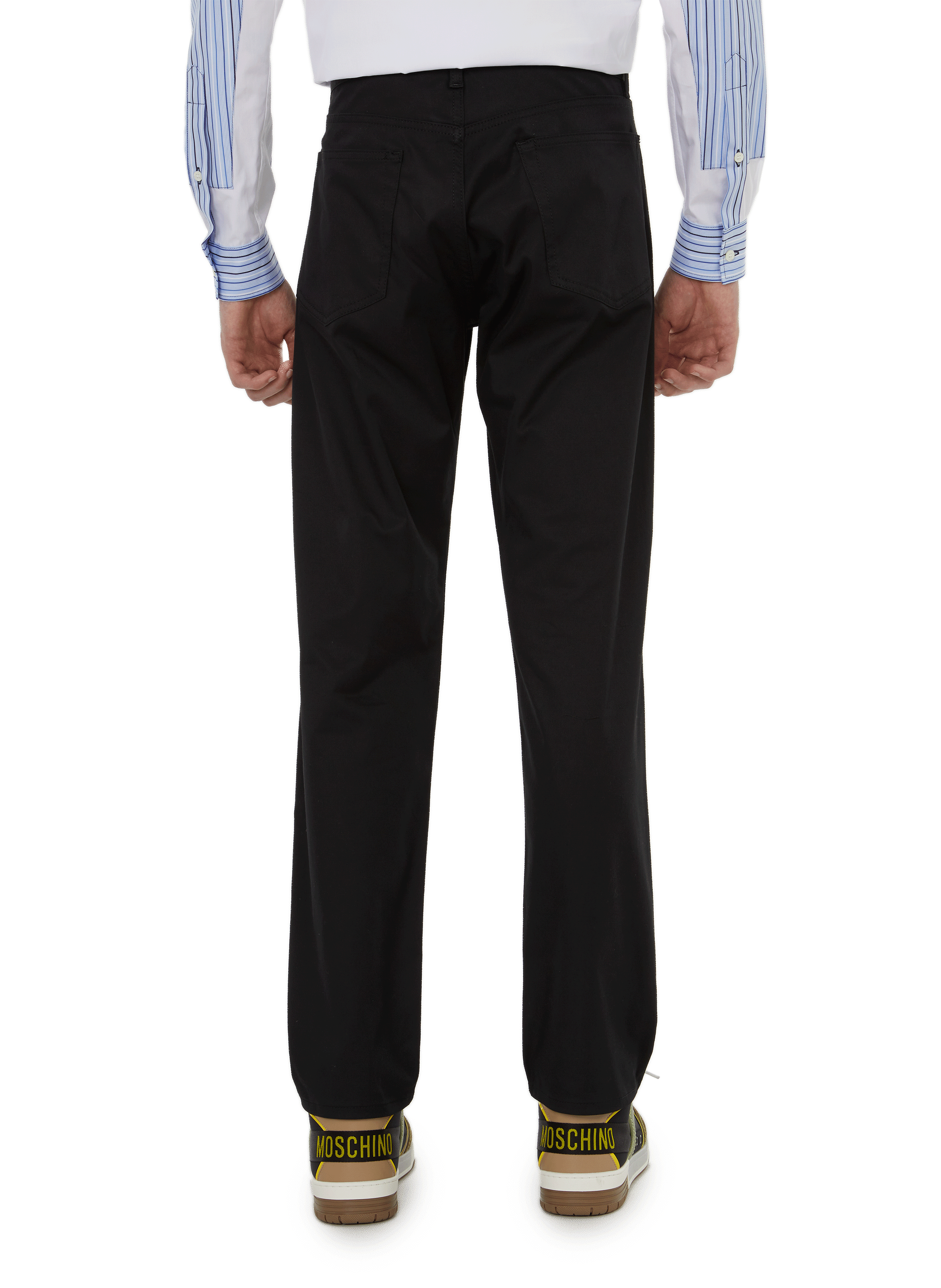 Cotton trousers  MOSCHINO Black