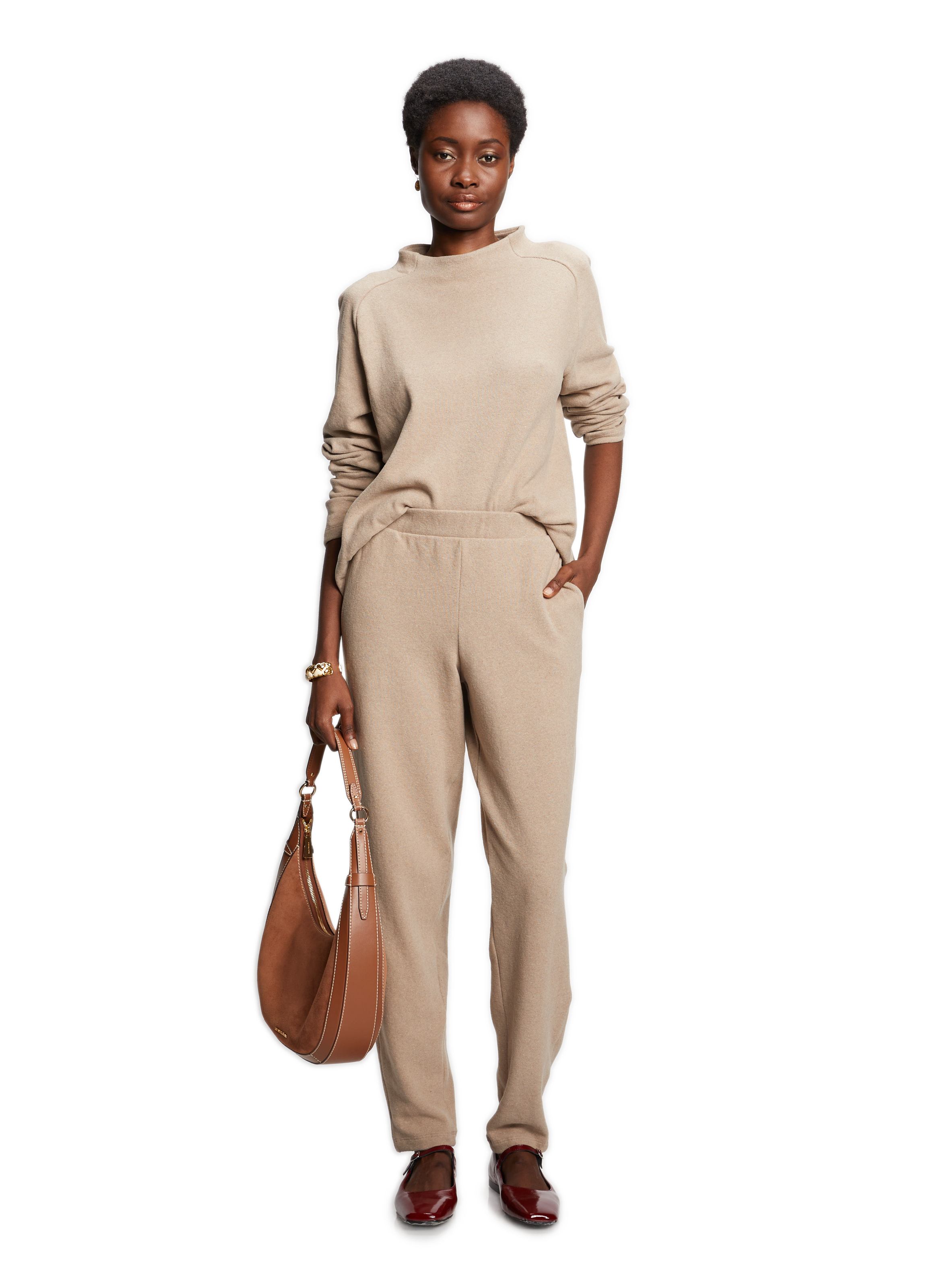 Cotton sweatshirt HANRO Beige