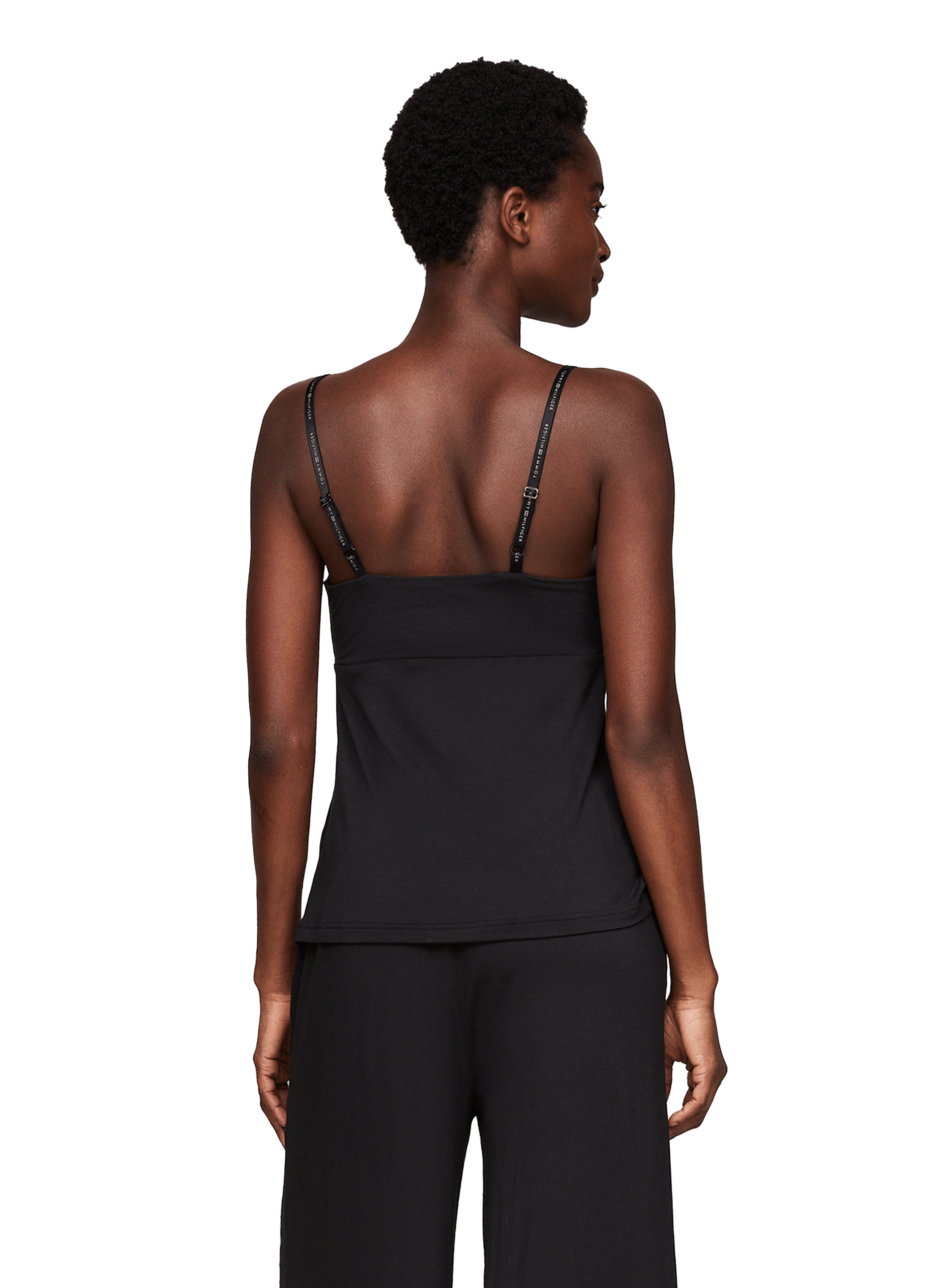 Haut de pyjama caraco TOMMY HILFIGER Noir