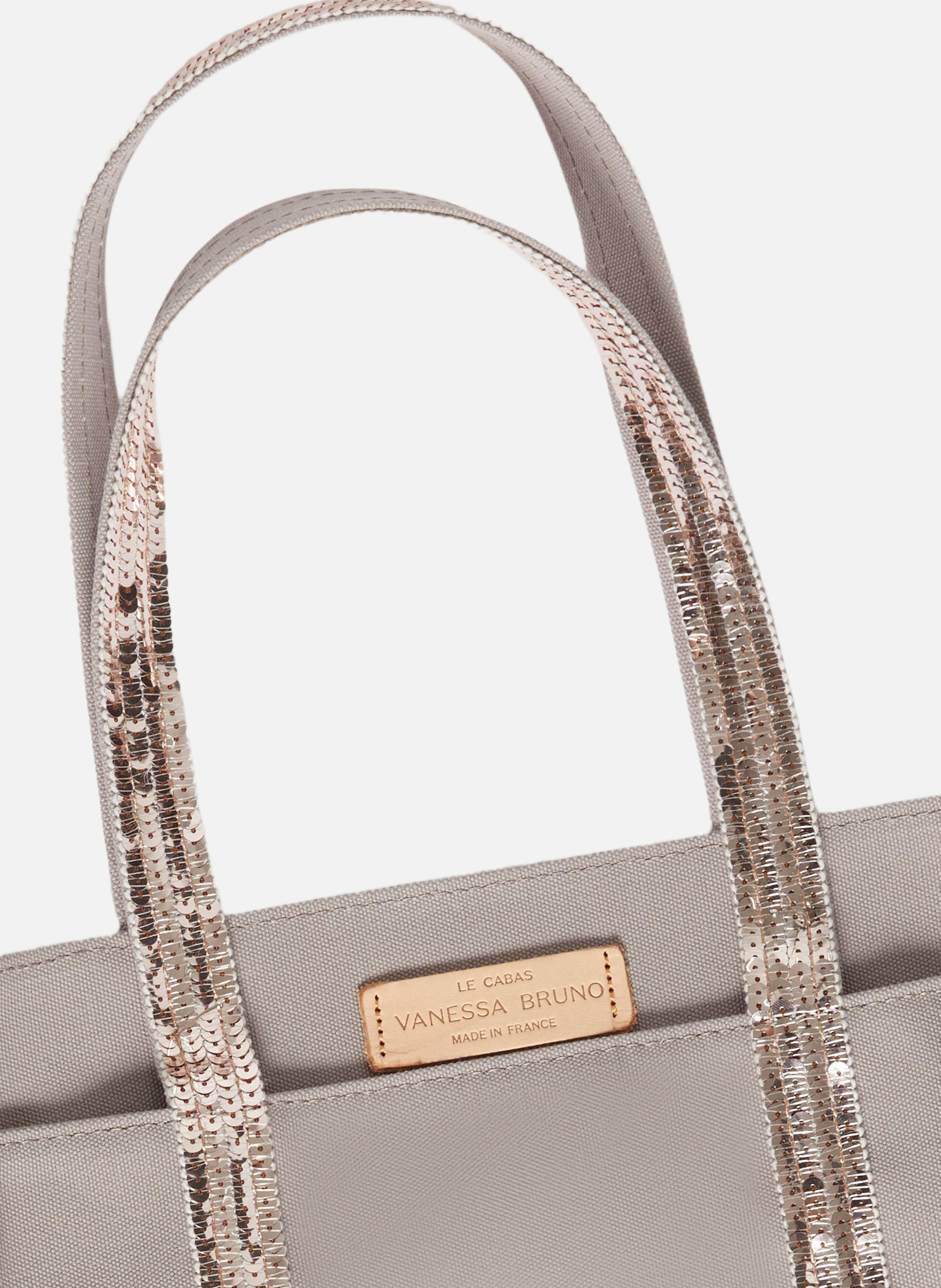 Cabas m zippé en toile VANESSA BRUNO Rose