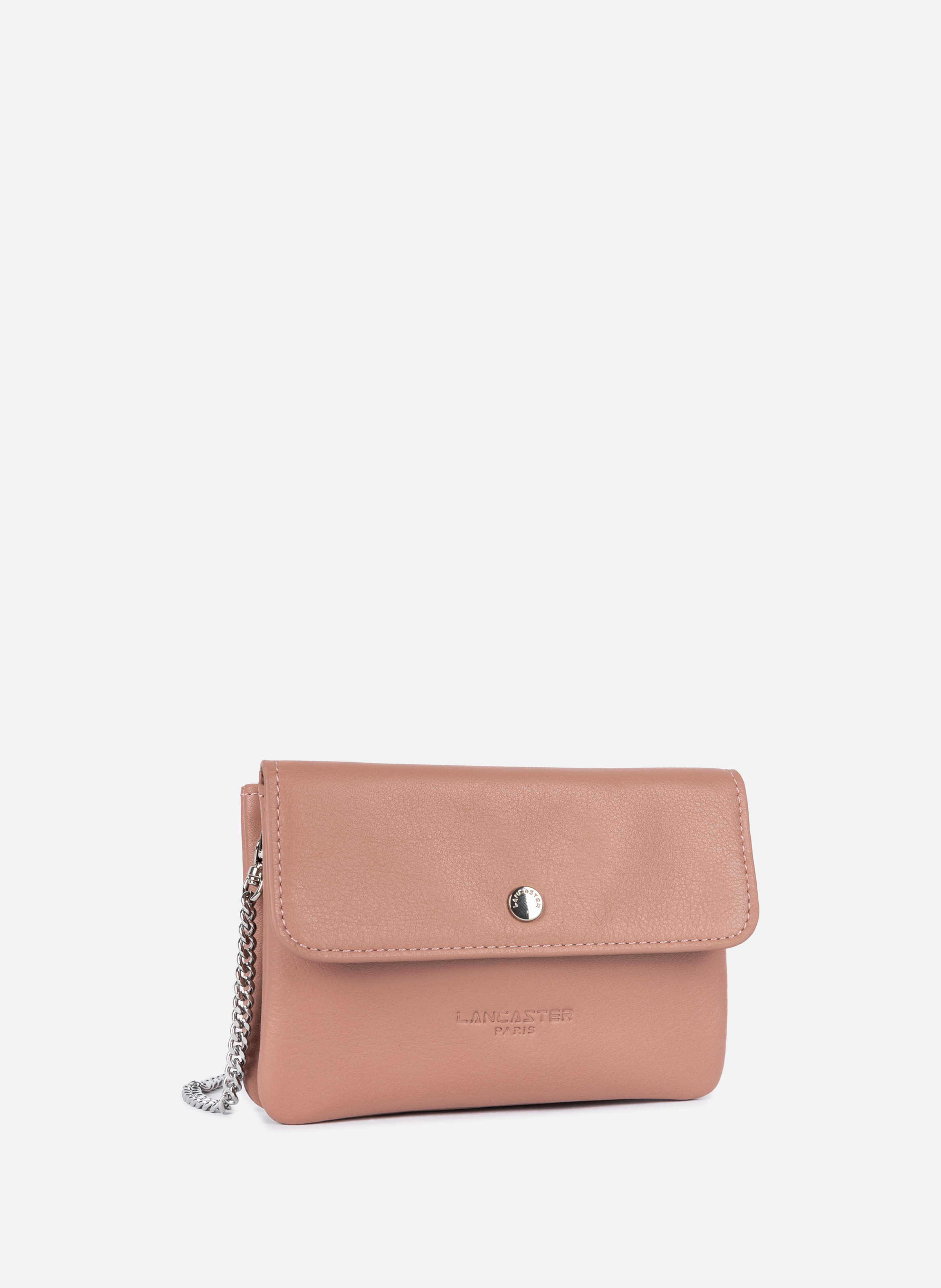 Petit double pochette - soft pm Rose