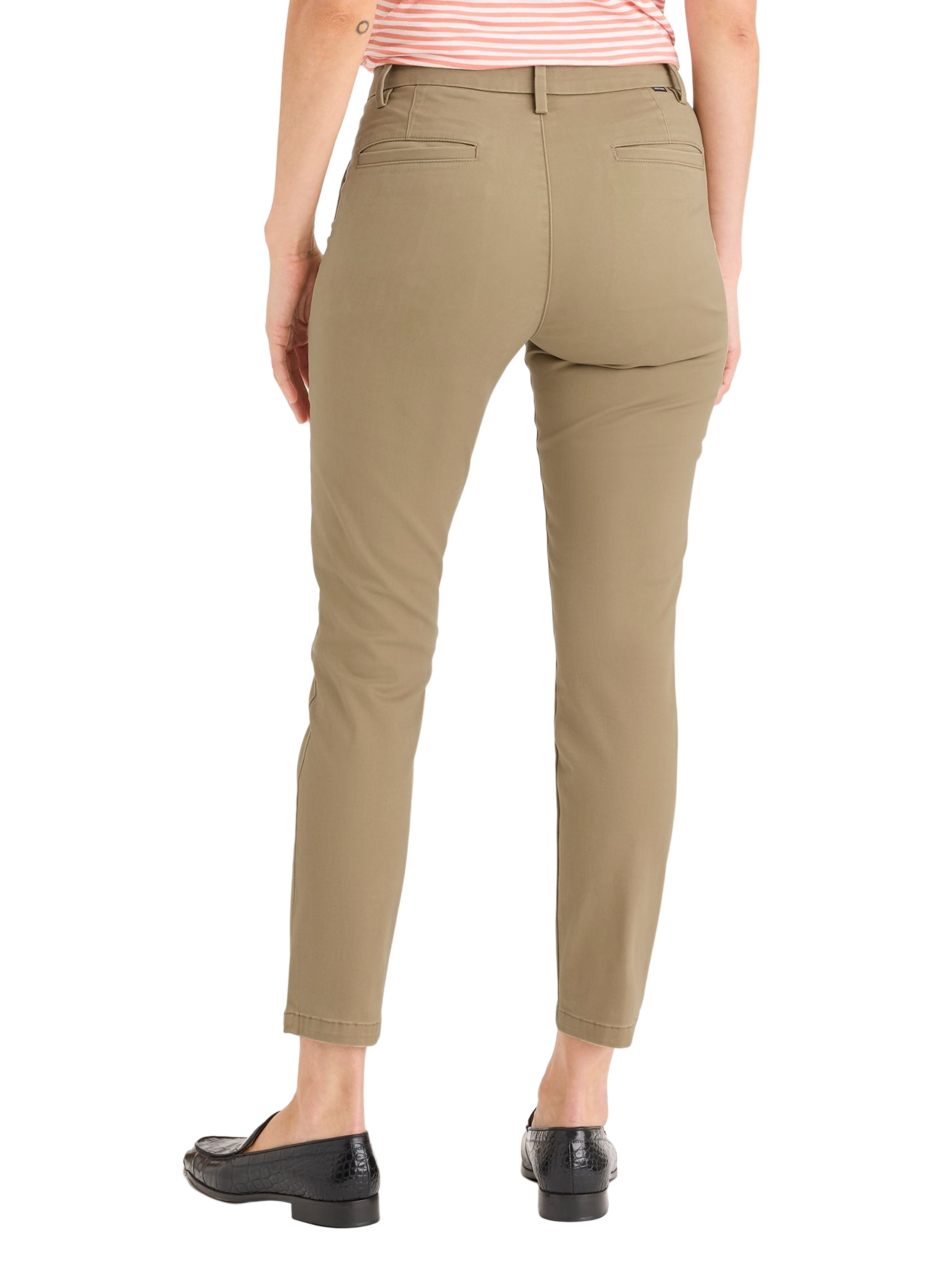 Pantalon slim en coton mélangé DOCKERS Beige