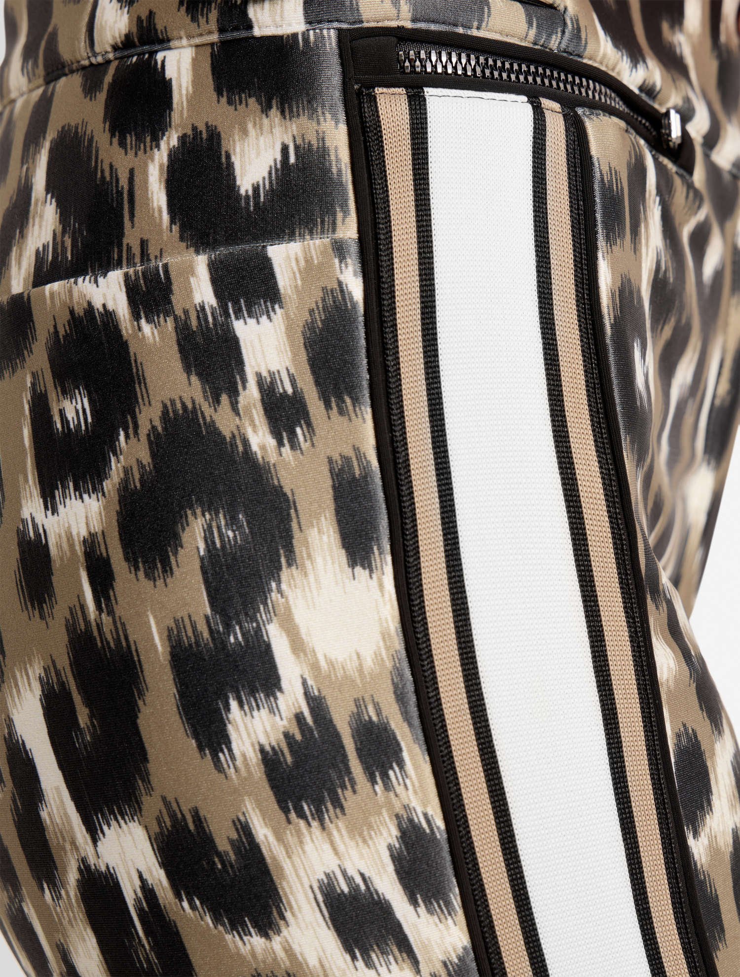 Fuseau de ski elancia leopard coupe regular FUSALP Beige