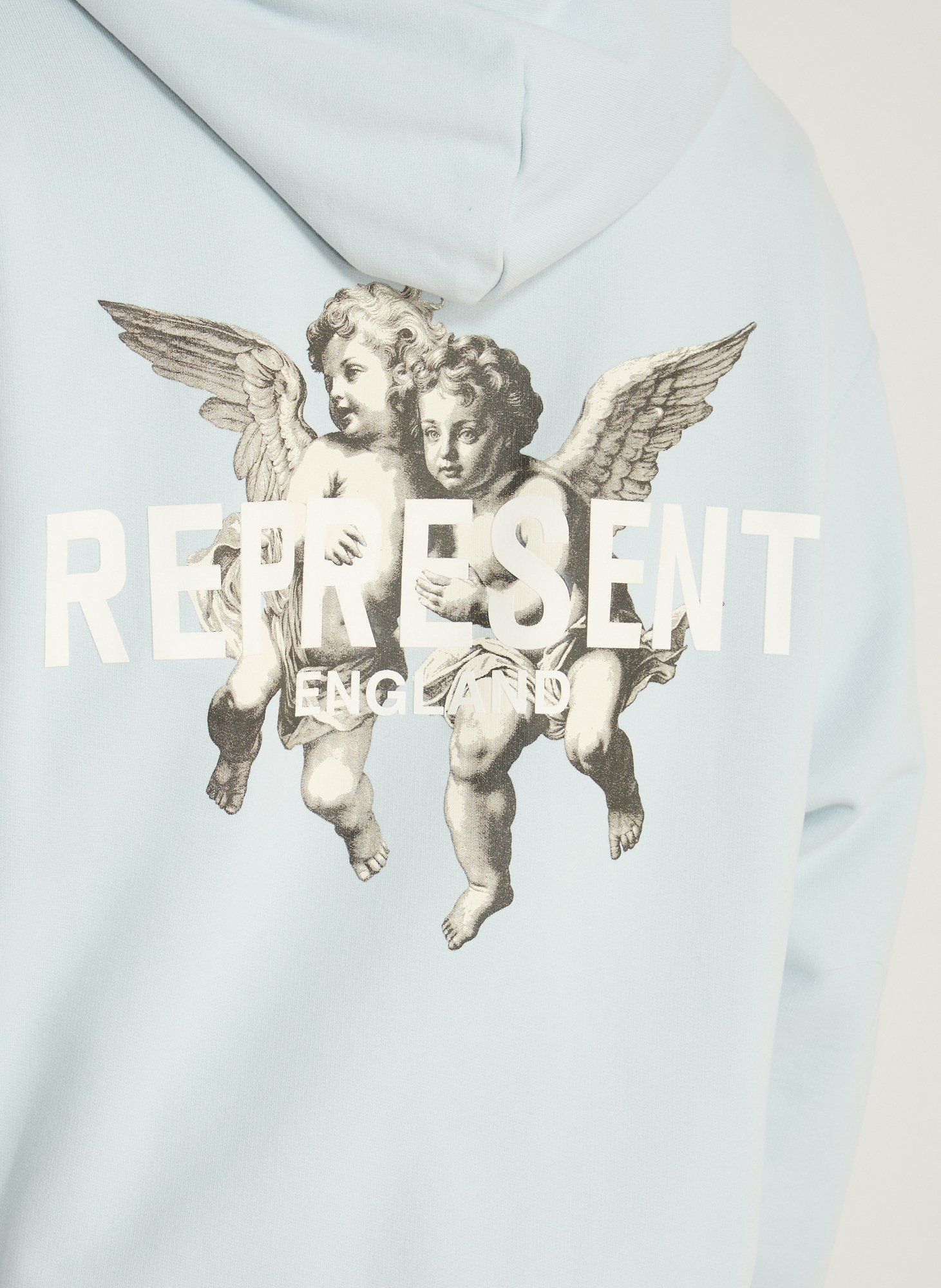 Cotton hoodie REPRESENT Blue