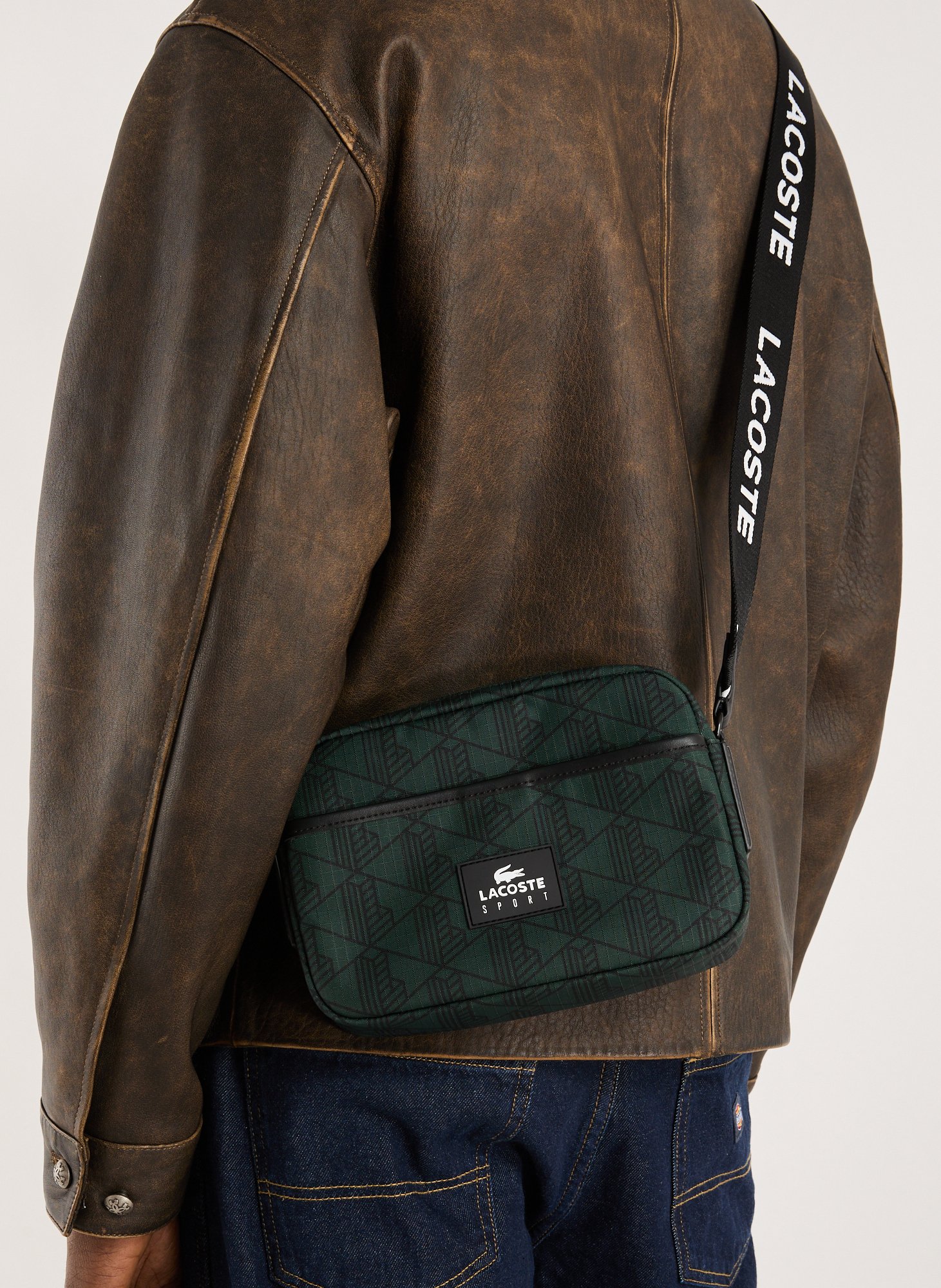 Printed shoulder bag LACOSTE Multicolour