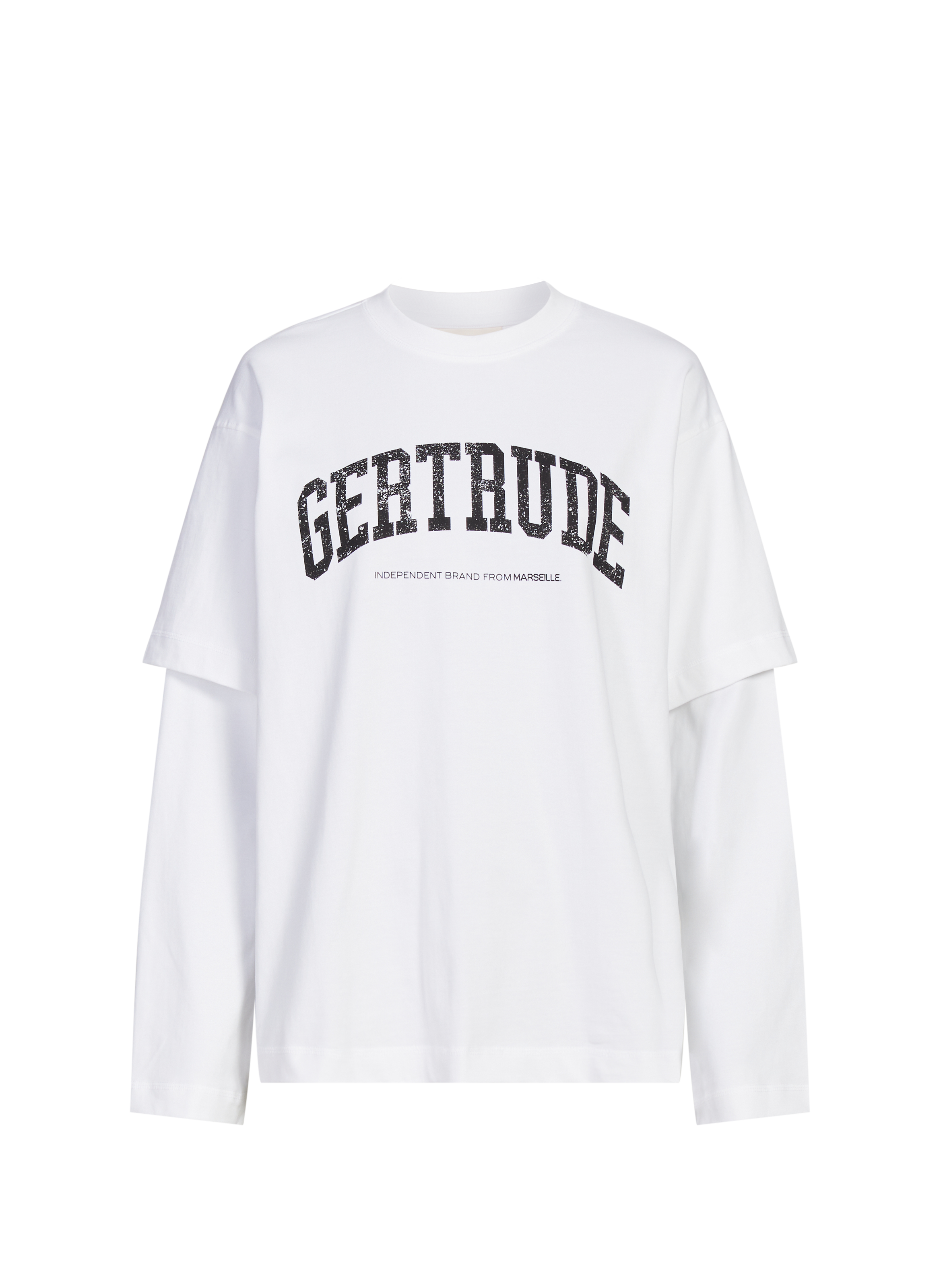 Oversized cotton T-shirt GERTRUDE ET GASTON White