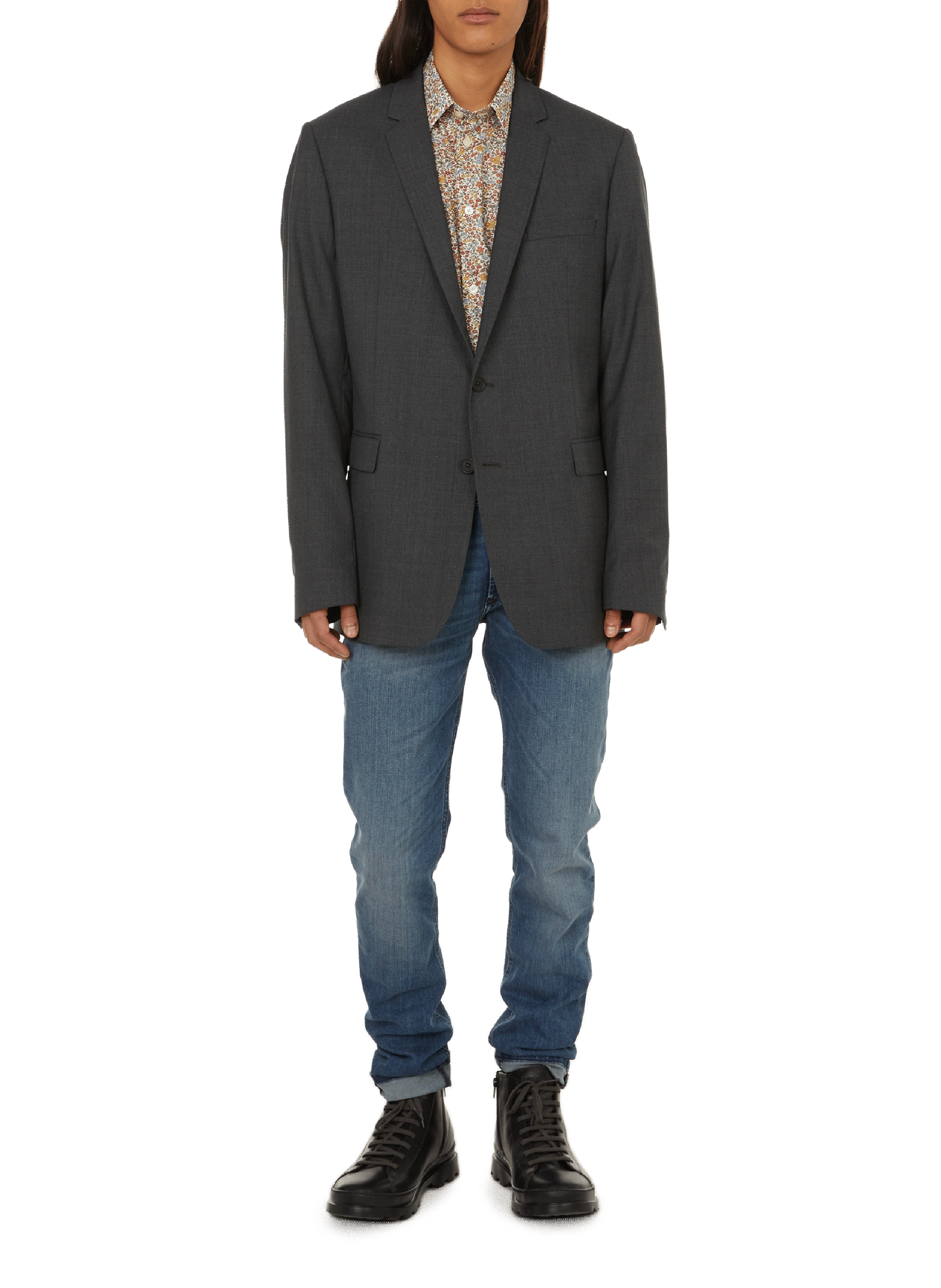 Wool blazer  SAISON 1865 Grey