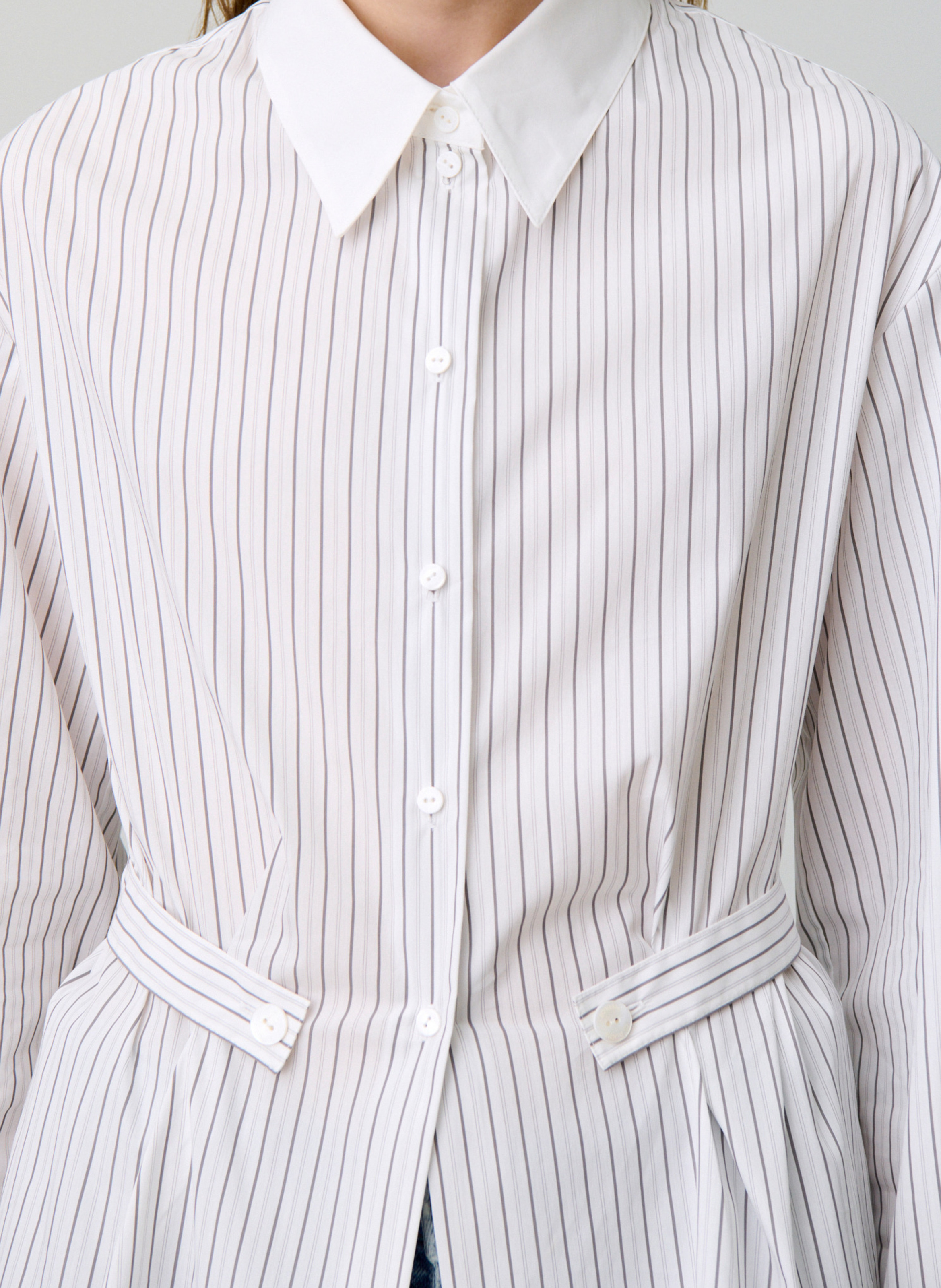 Chemise col classique en coton carla CLAUDIE PIERLOT Multicolore