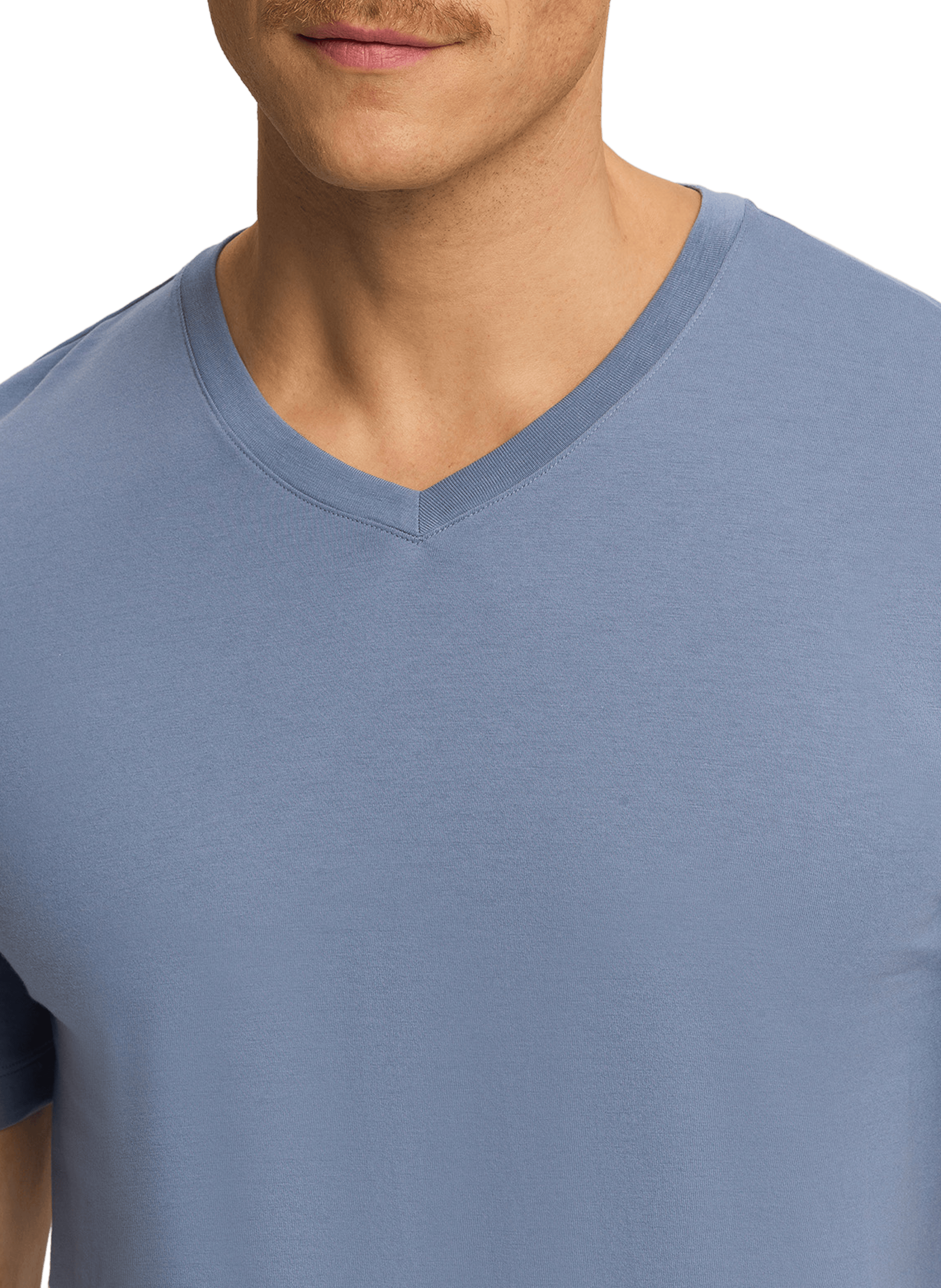 Classic Cotton T-Shirt HANRO Blue