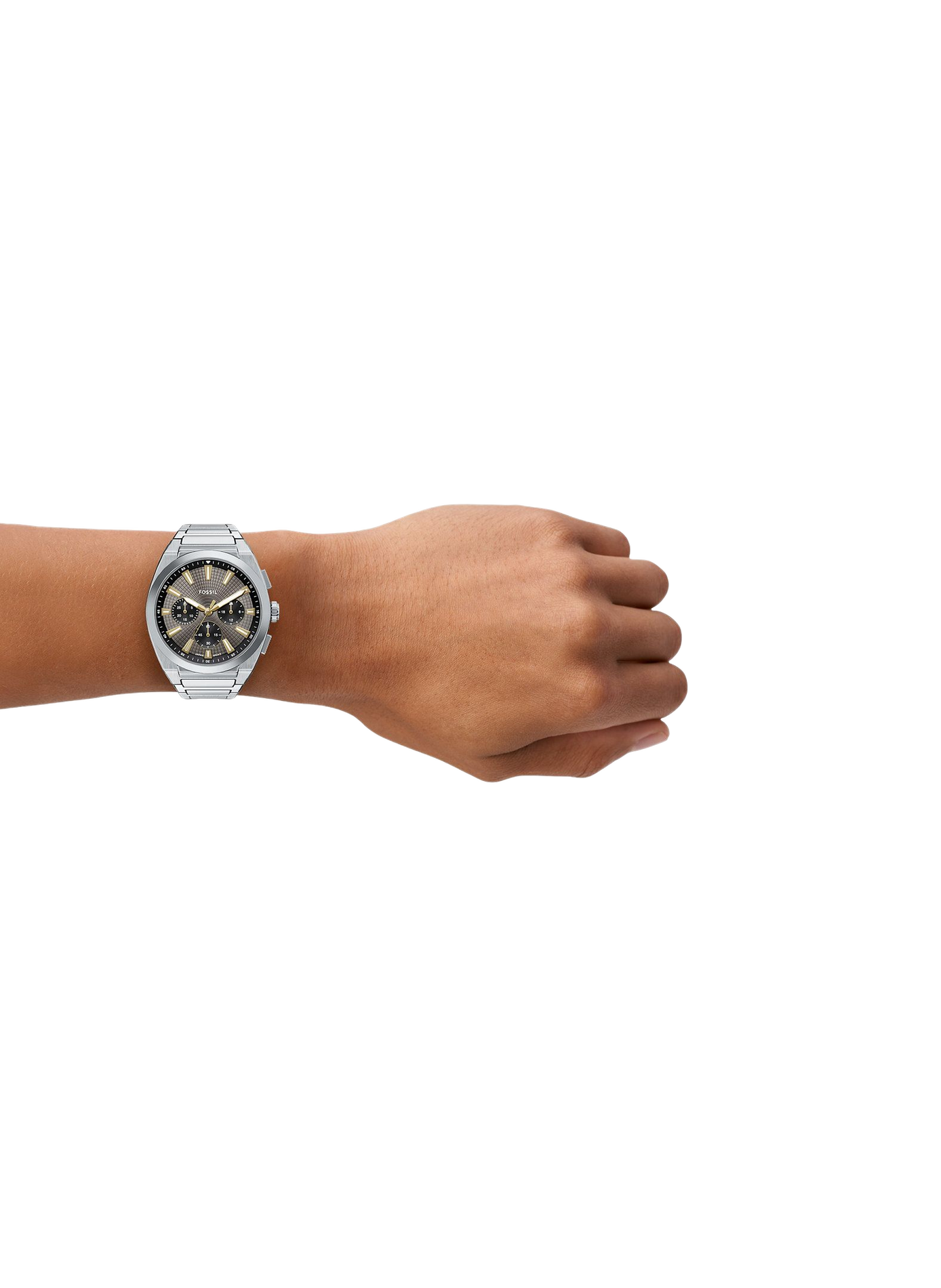 Montre Everett en acier FOSSIL Gris