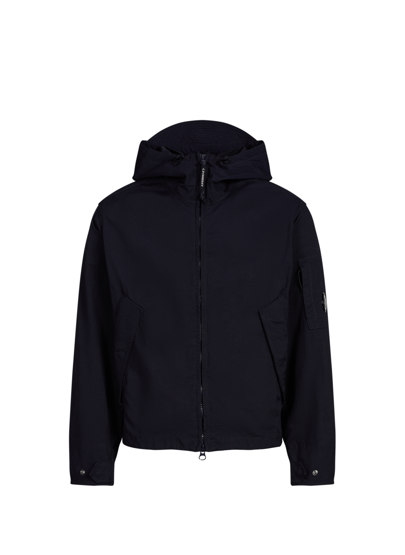 Hooded zipped jacket CP COMPANY Blue