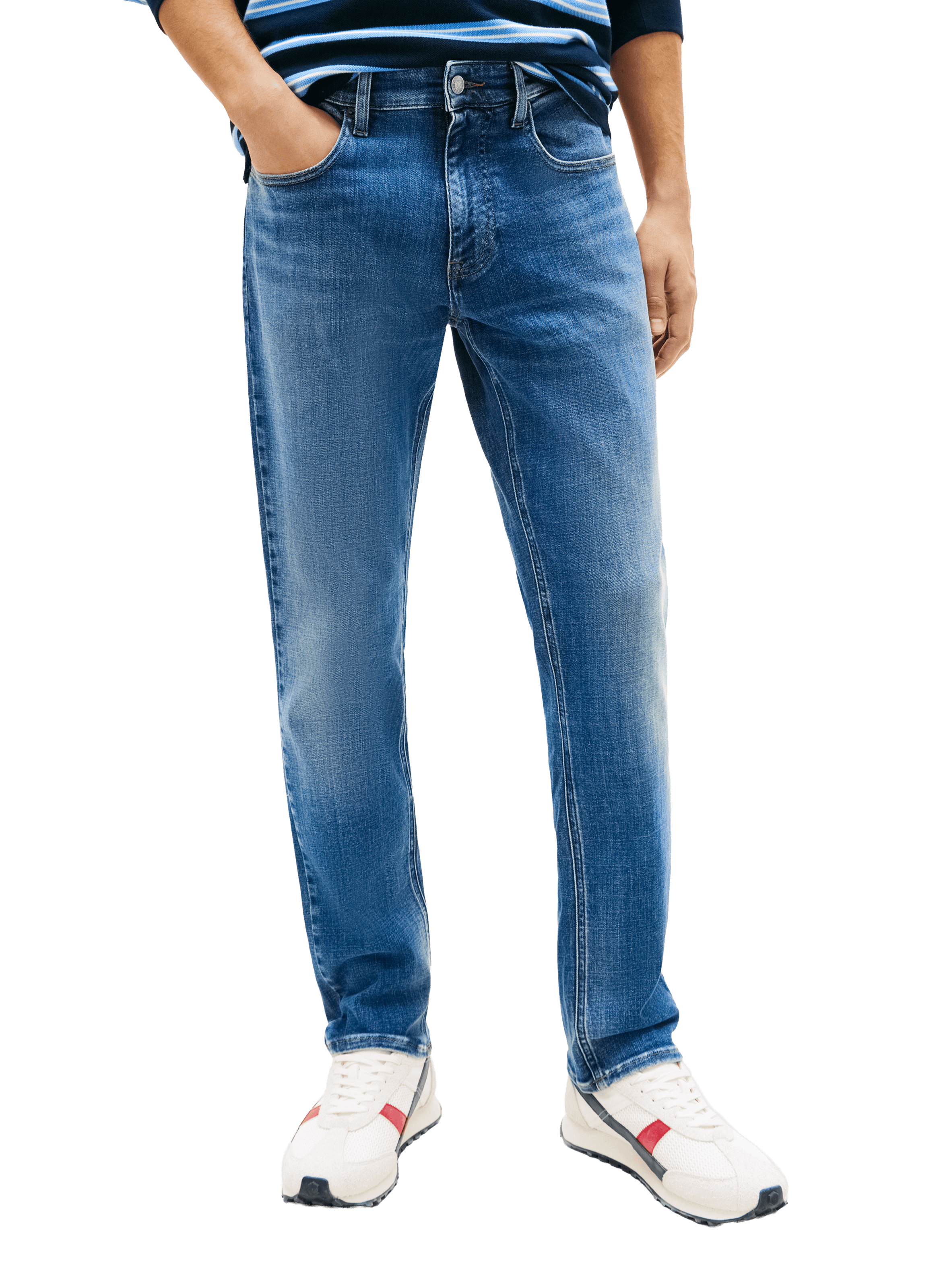 Slim jeans in blended cotton TOMMY HILFIGER Blue