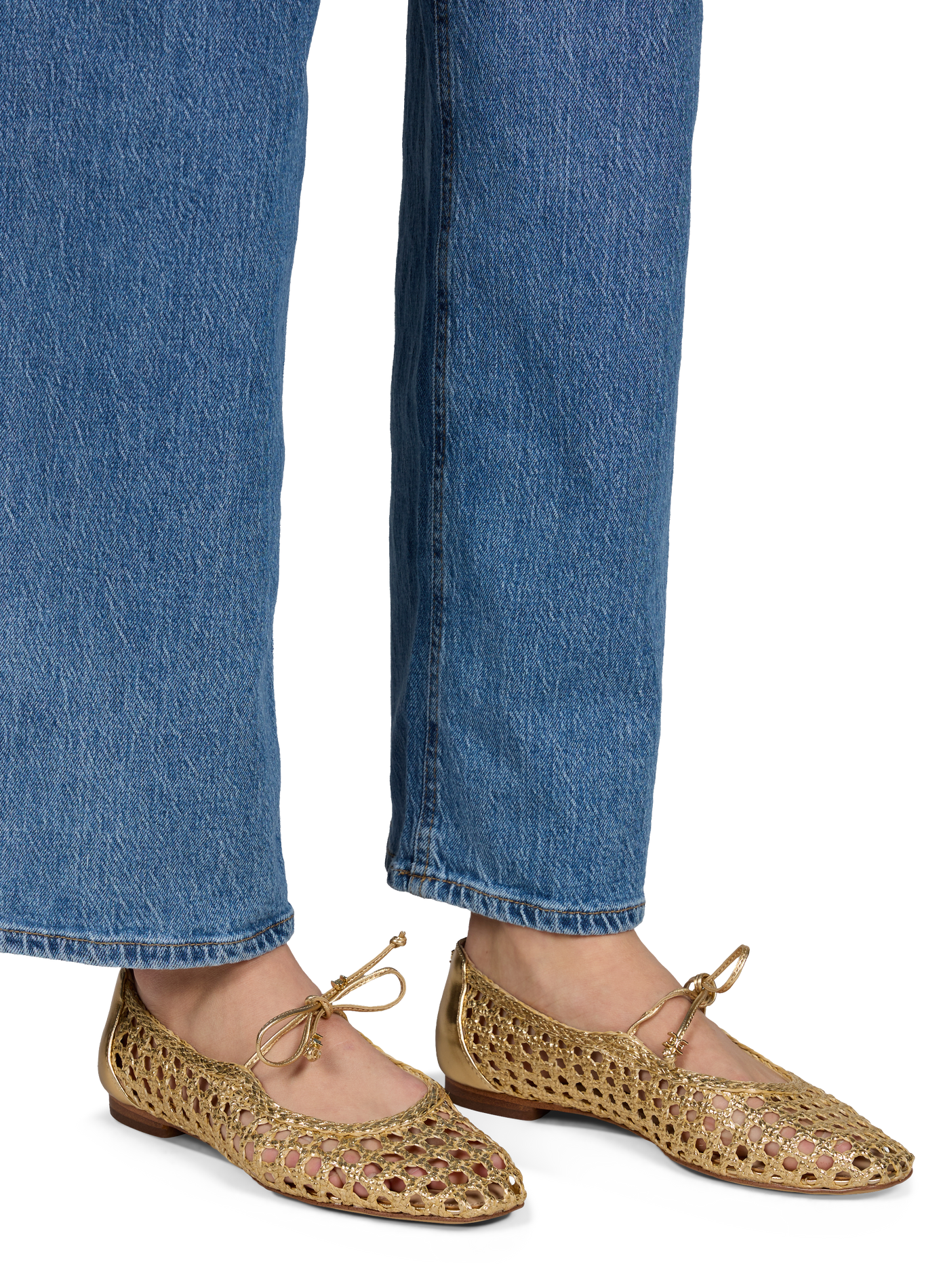 Ballerines Marcie ajourée SAM EDELMAN Doré