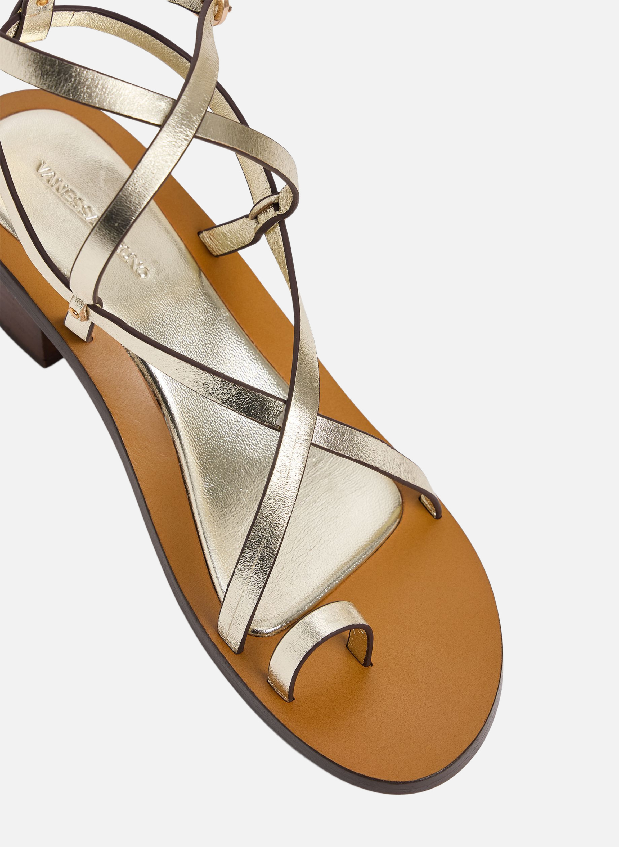 Sandales à talon VANESSA BRUNO Doré