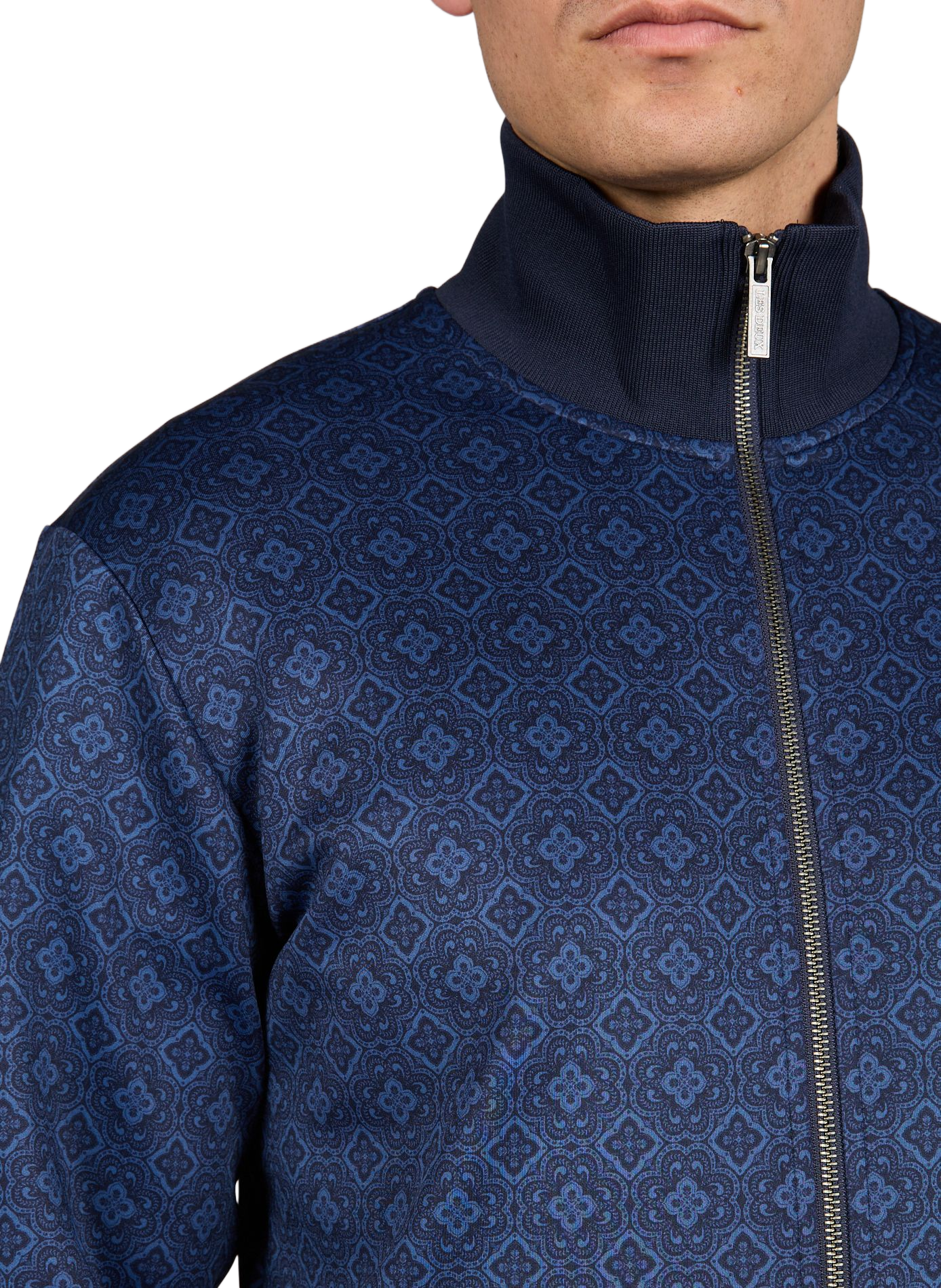 Leichte Jacke mit Druck LES DEUX Blau