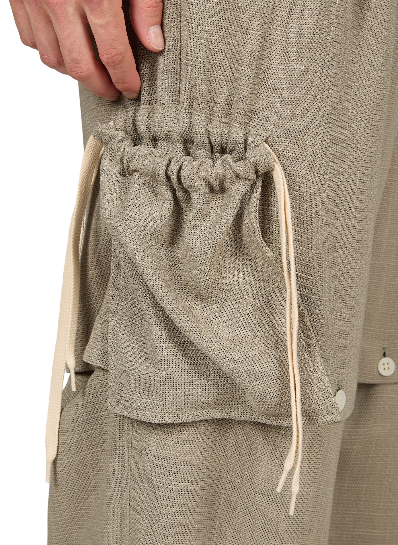 Wide-leg 2-in-1 pants WANSIE Grey