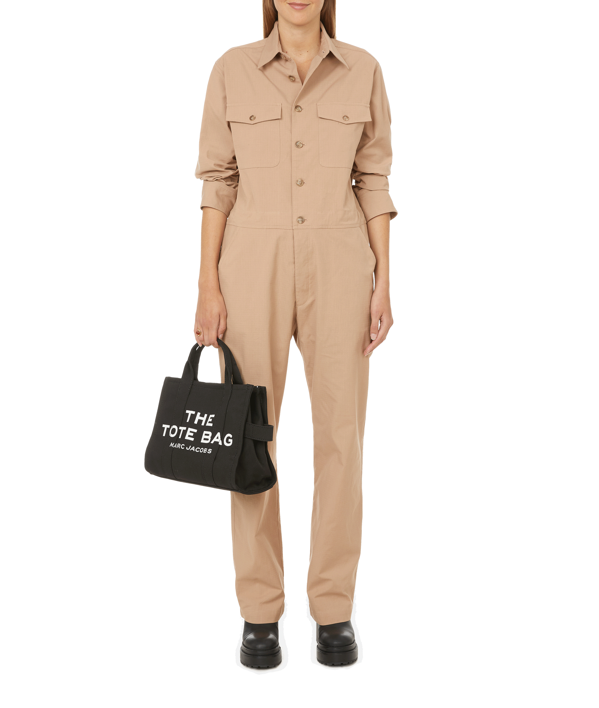 The The small canvas tote bag MARC JACOBS Black