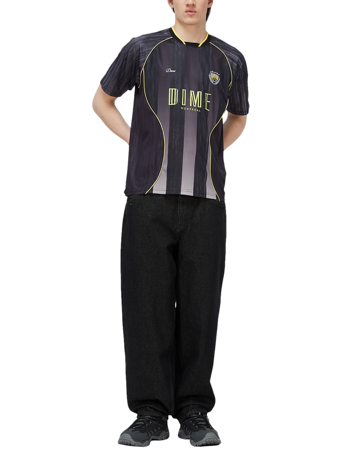Printed T-shirt DIME Black
